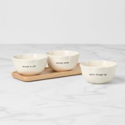 Alternative view of Lenox Premium What A Treat 3-Piece Dip Bowls with Tray Set