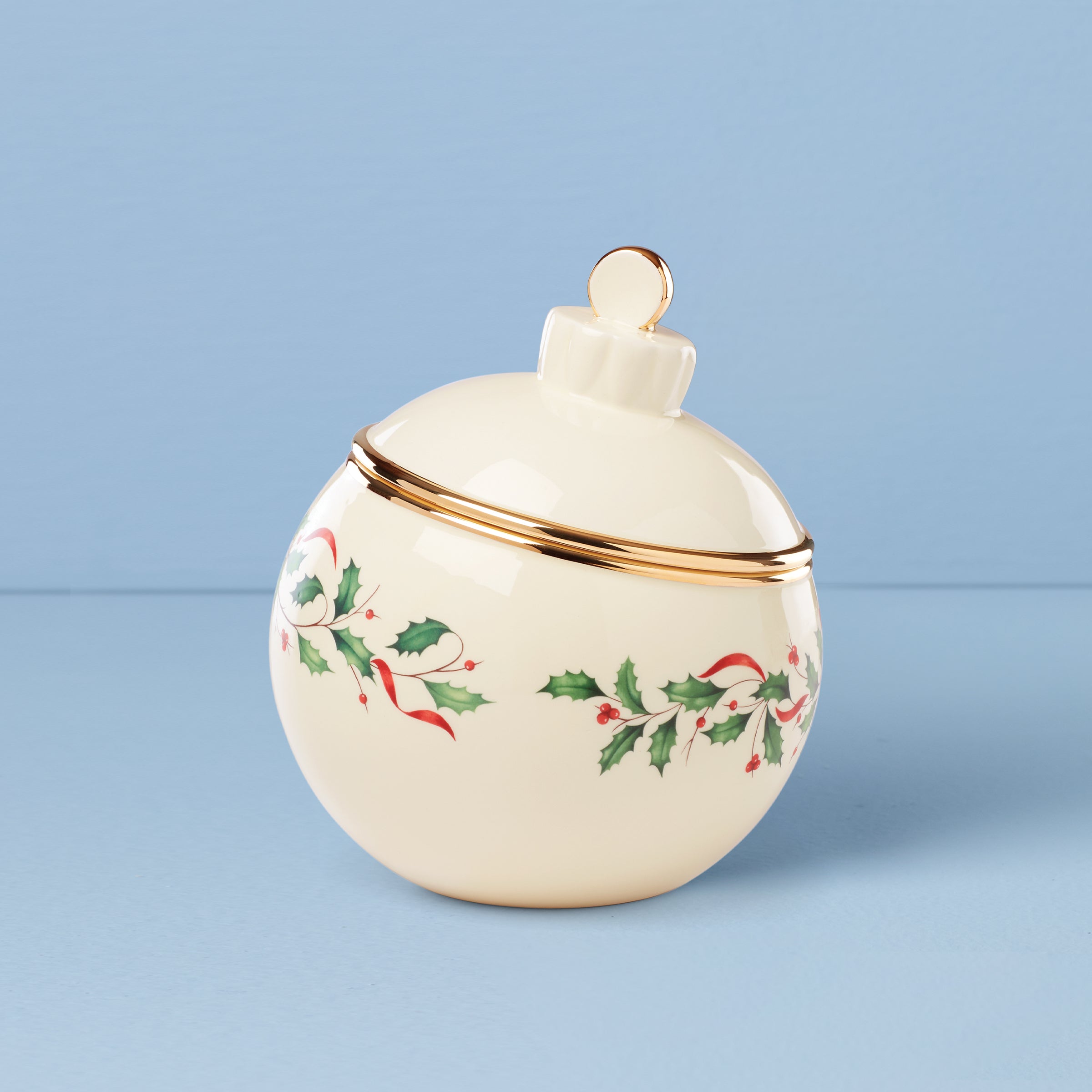 Lenox Premium Holiday Ornament Cookie Jar