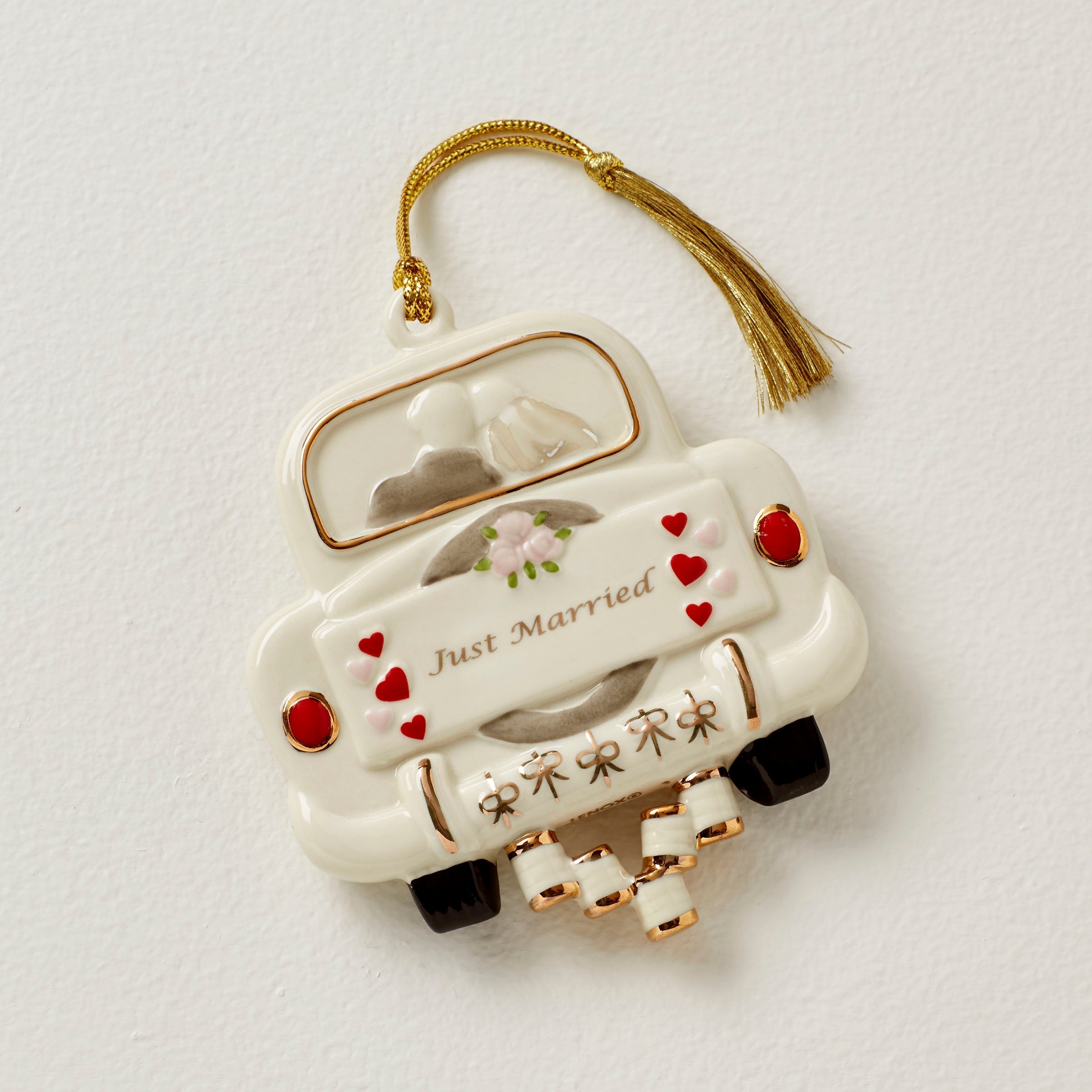 Lenox Premium Personalized Just Married Ornament - Image 2