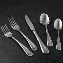 Alternative view of Lenox Premium Satin Sand Dune Salad Forks, Set of 4