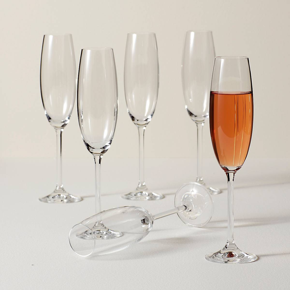 Lenox Premium Tuscany Classics Champagne Flute Glasses, Set of 6 - Image 2