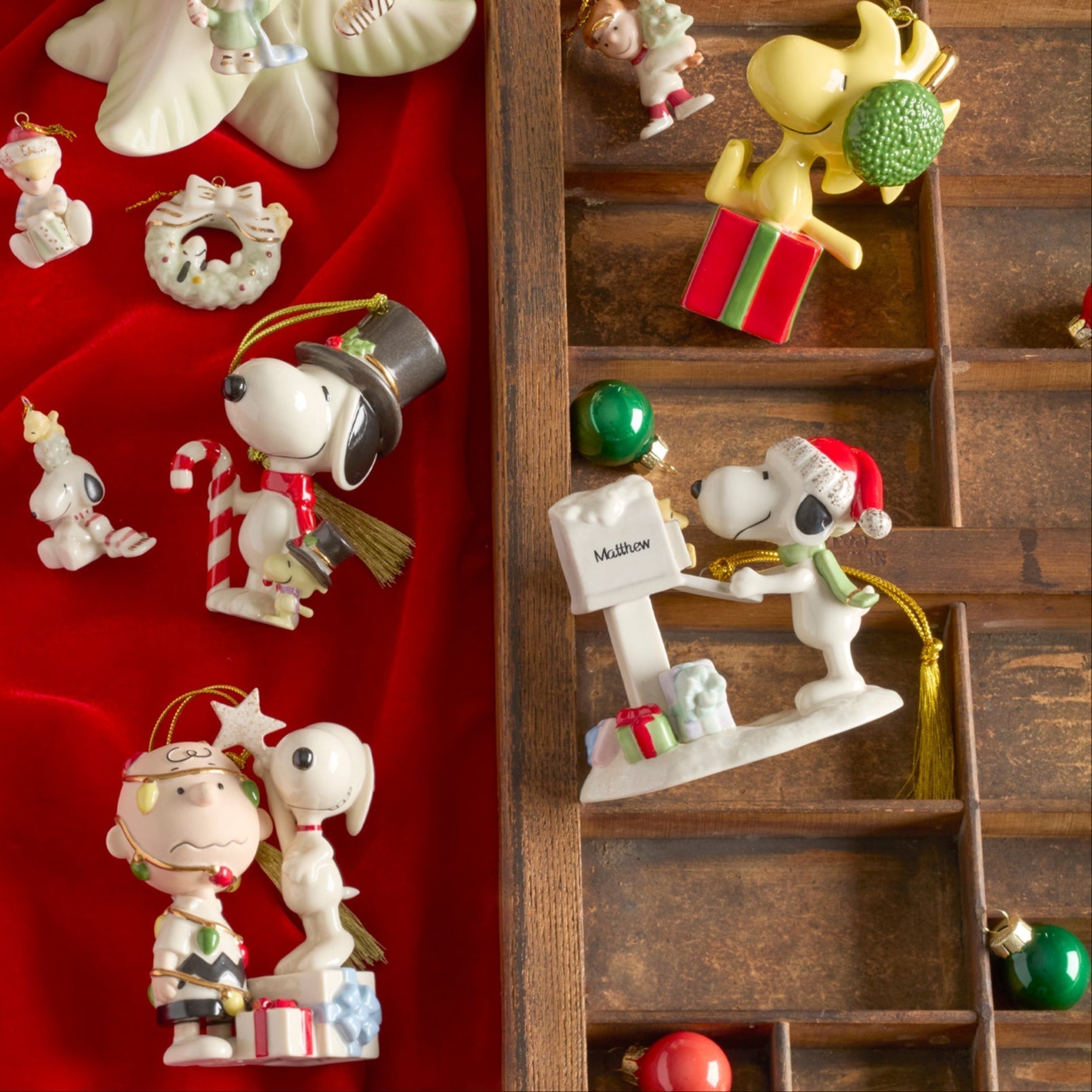 Lenox Premium Personalized Snoopy's Letter to Santa Ornament - Image 2
