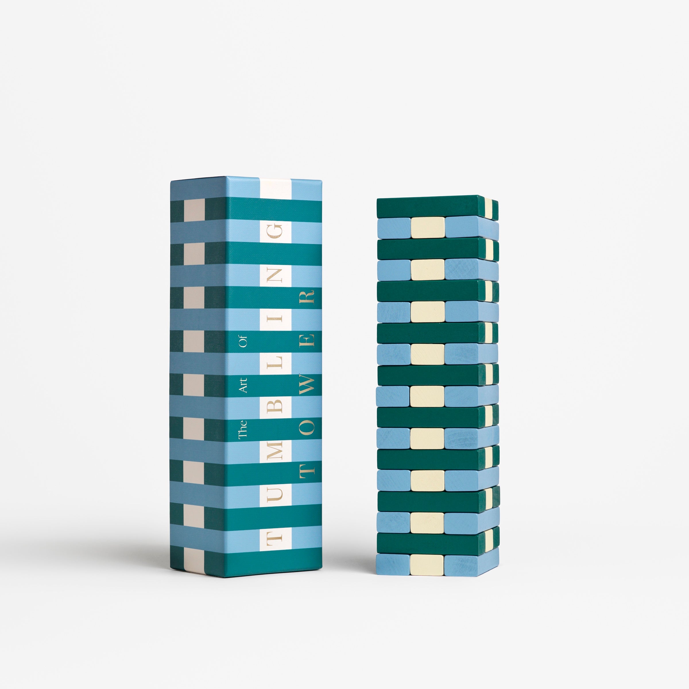 Lenox Premium Blue Tumbling Tower Game - Image 4