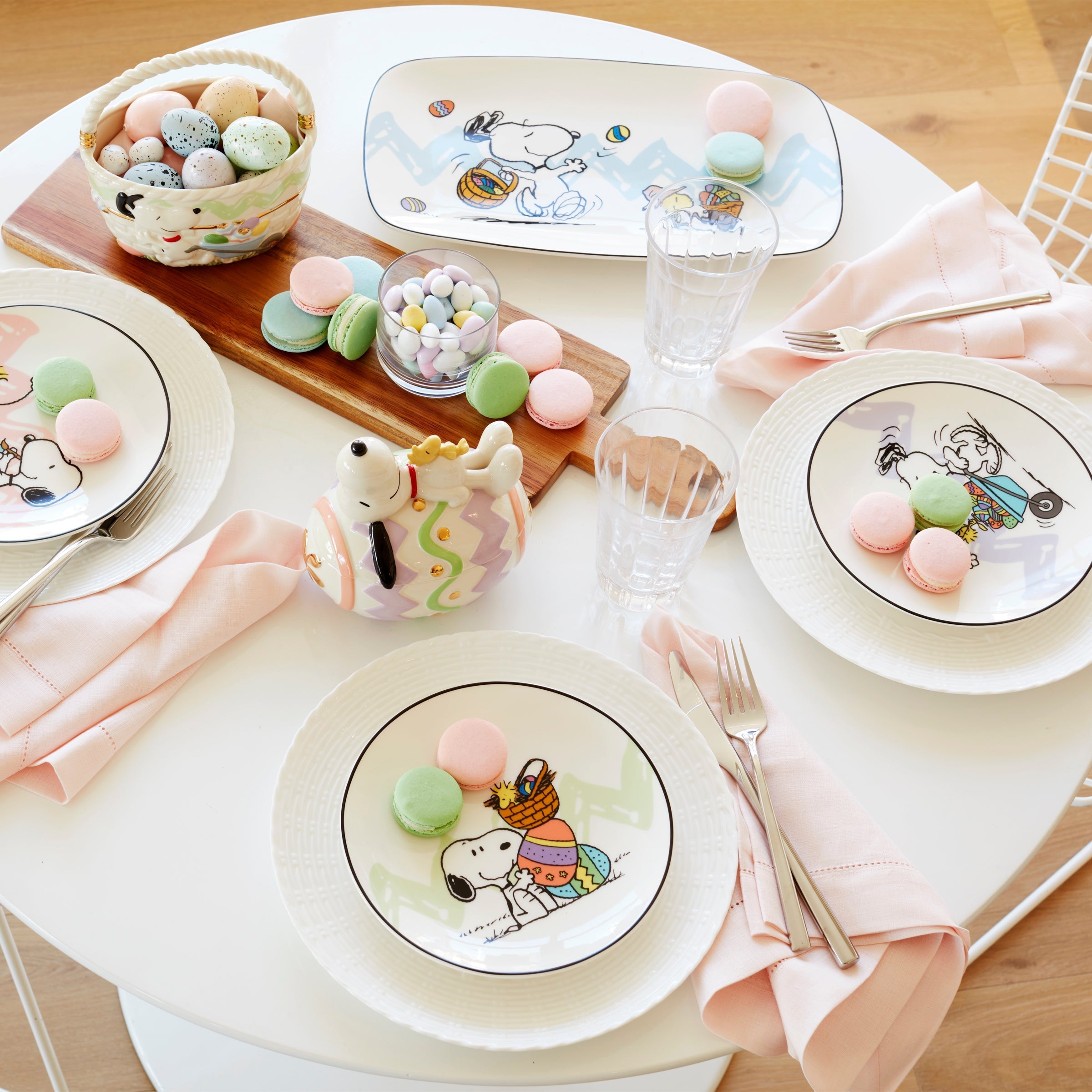Lenox Premium Snoopy Easter Accent Plates, Set of 4 - Image 9
