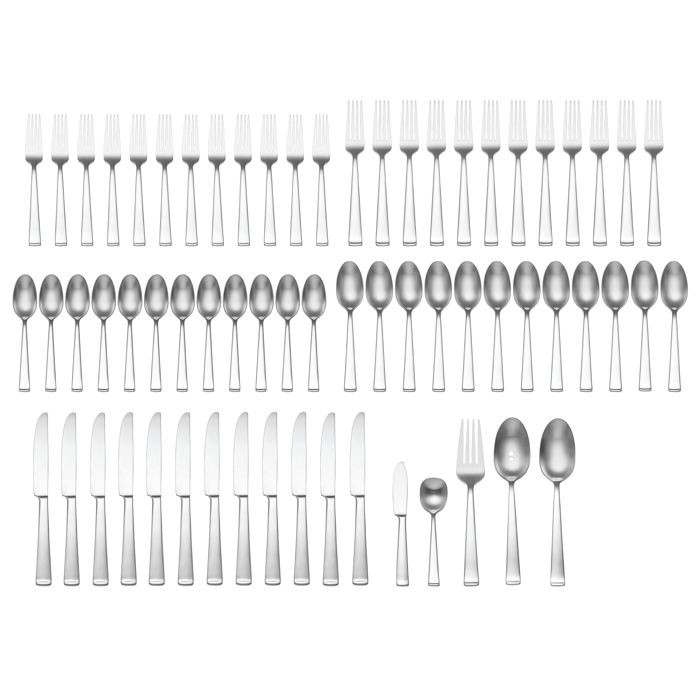 Lenox Premium Lewin Satin 65-Piece Flatware Set - Image 2