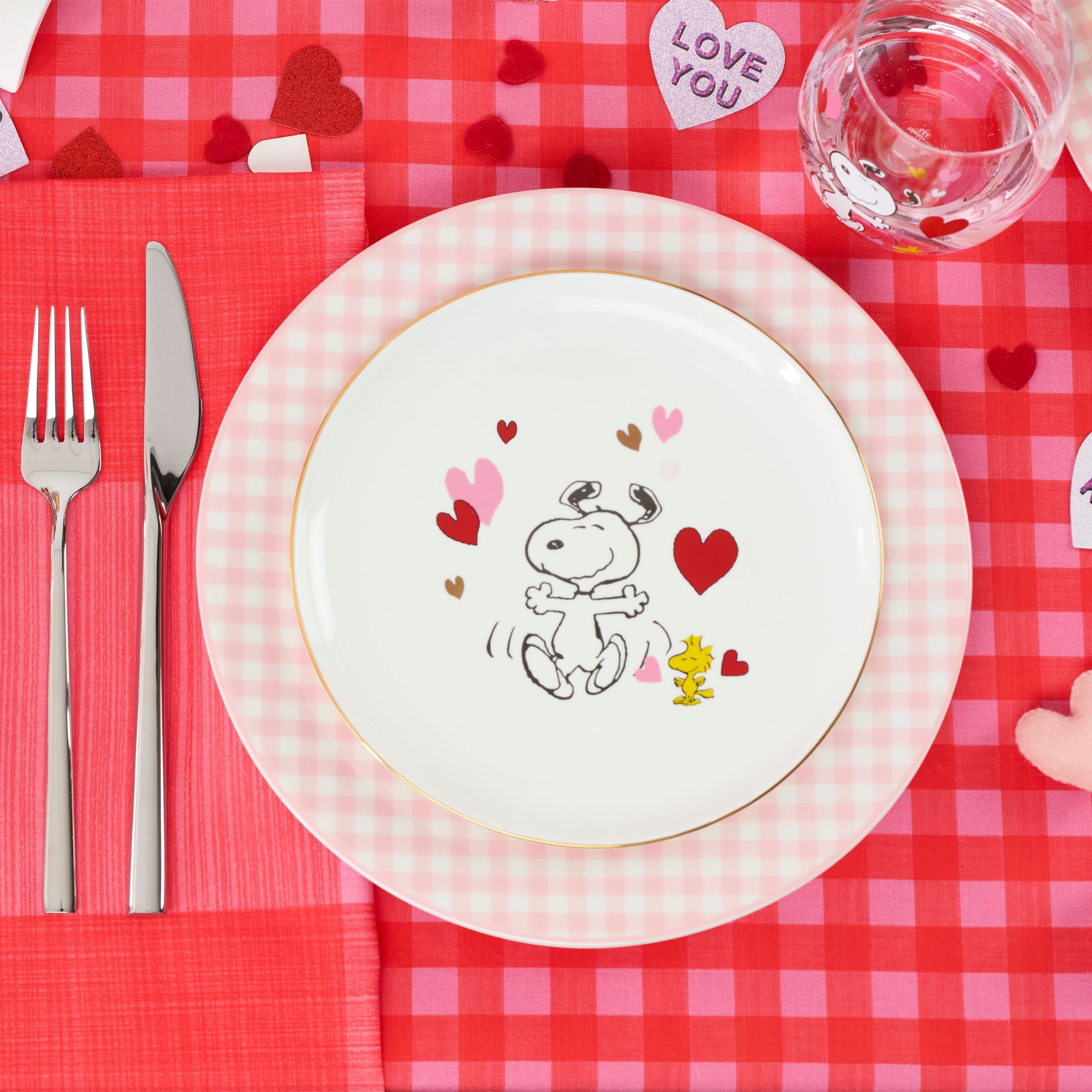 Lenox Premium Snoopy Valentine's Day Accent Plates, Set of 4 - Image 7