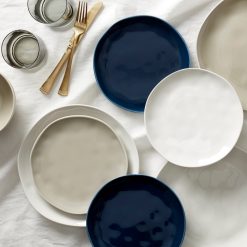 Alternative view of Lenox Premium Bay Colors Grey Dinner Plates, Set of 4