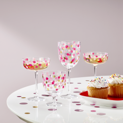Alternative view of Lenox Premium It's Raining Confetti Wine Glasses, Set of 4