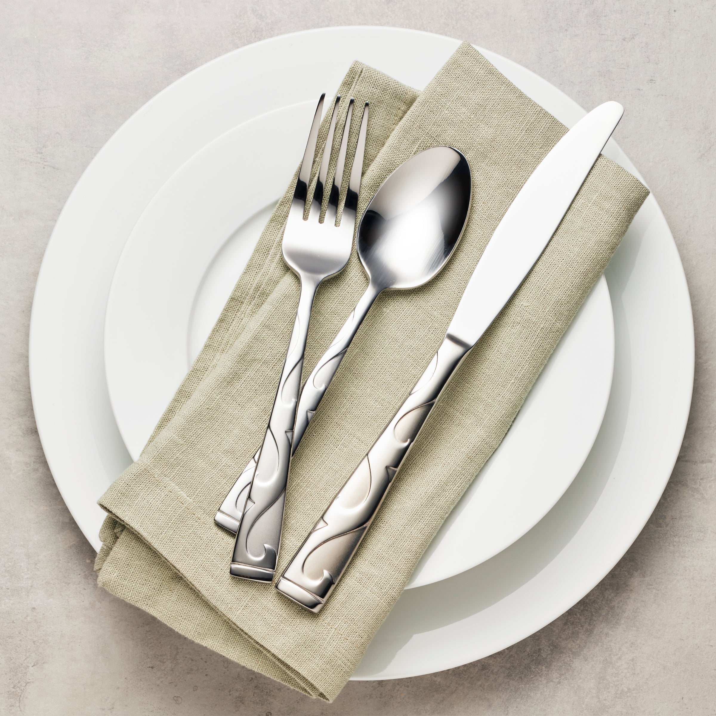 Lenox Premium Tuscany 20-Piece Flatware Set - Image 3