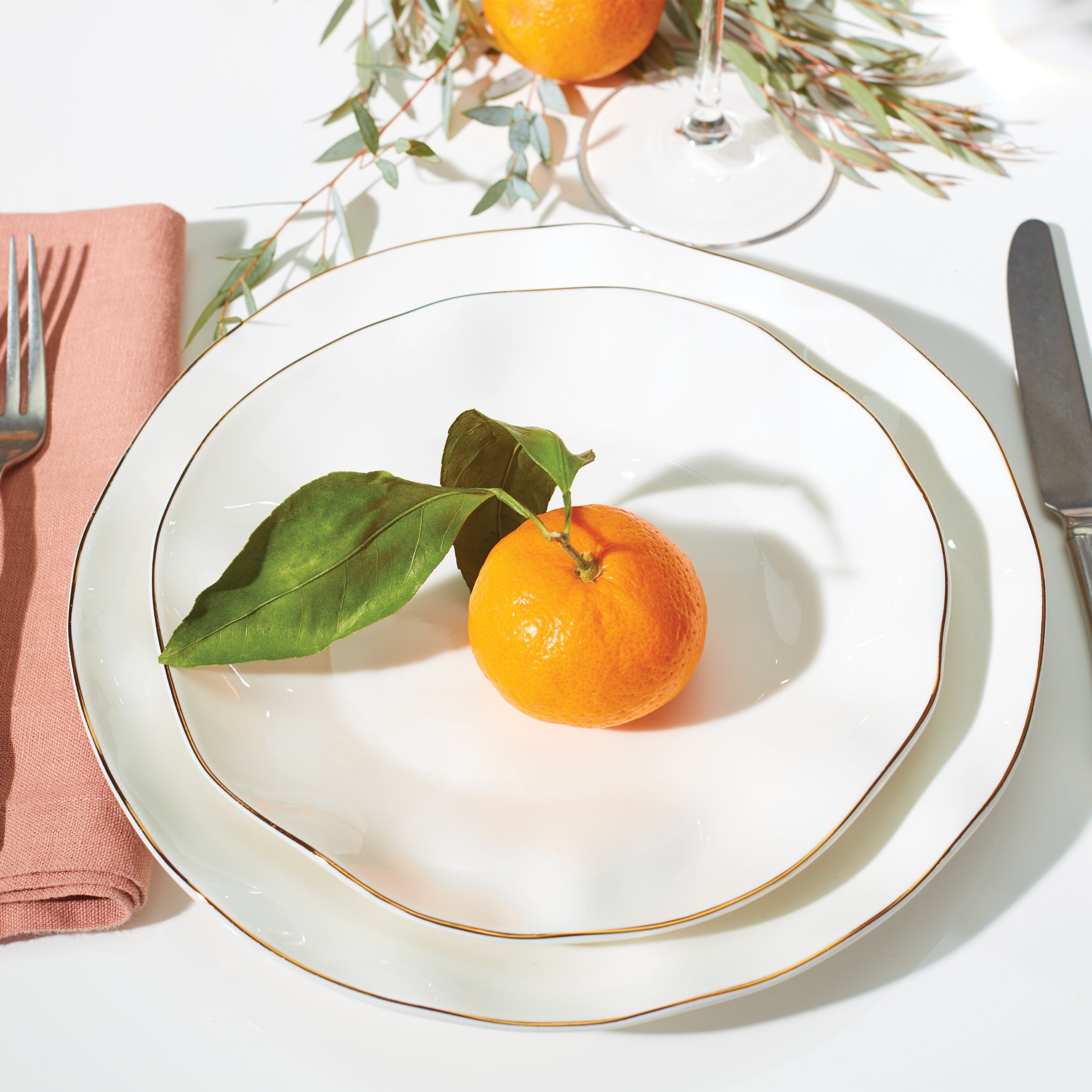 Lenox Premium Blue Bay White 18-Piece Dinnerware Set - Image 3