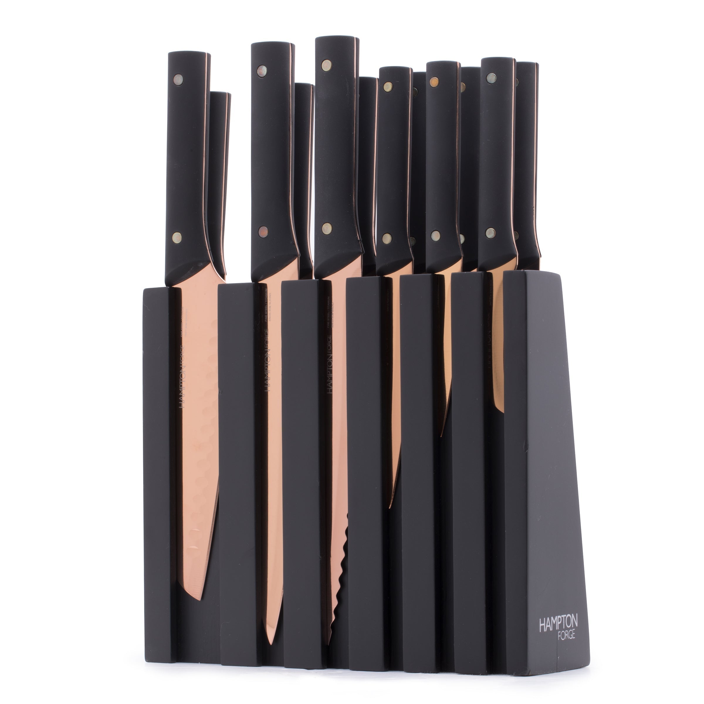 Lenox Premium Knight Copper 13-Piece Cutlery Block Set