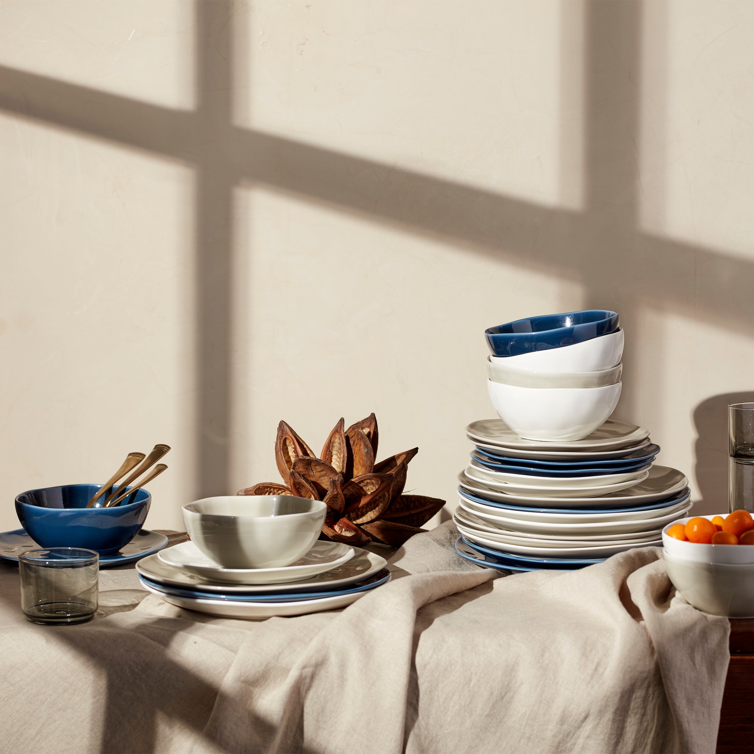 Lenox Premium Bay Colors White 12-Piece Dinnerware Set - Image 7