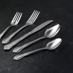 Alternative view of Lenox Premium True Rose Everyday Flatware Salad Forks, Set Of 4
