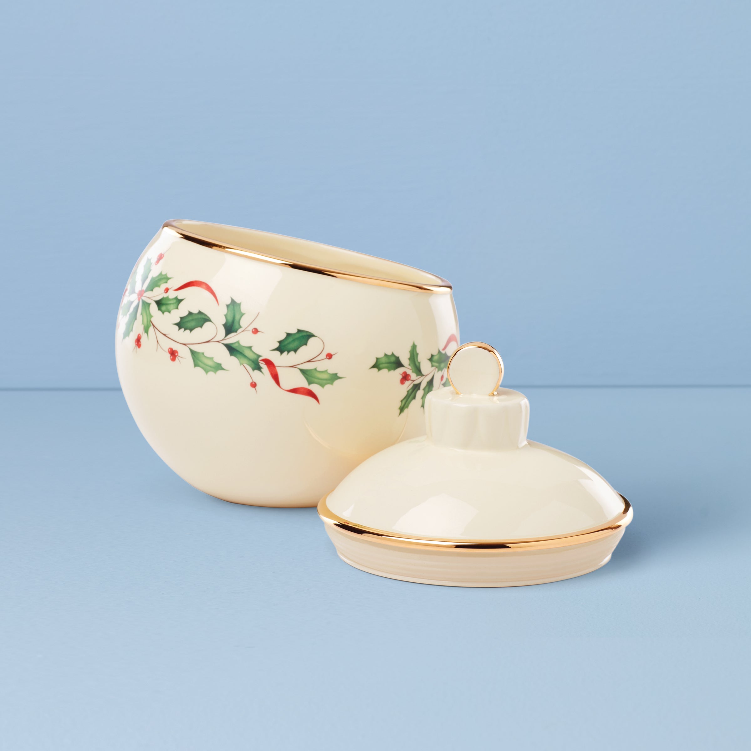 Lenox Premium Holiday Ornament Cookie Jar - Image 2