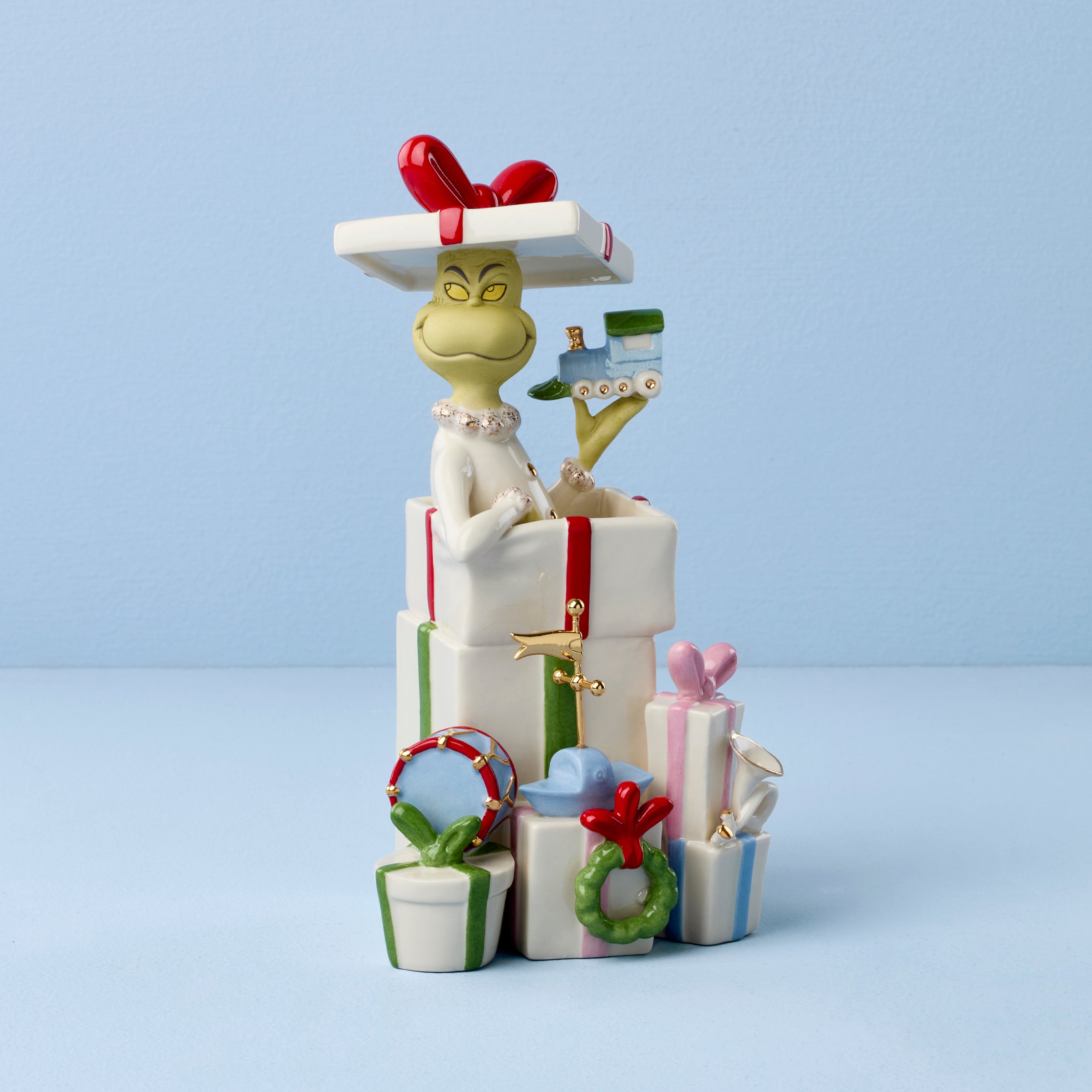 Lenox Premium Grinch Gets The Gifts Figurine