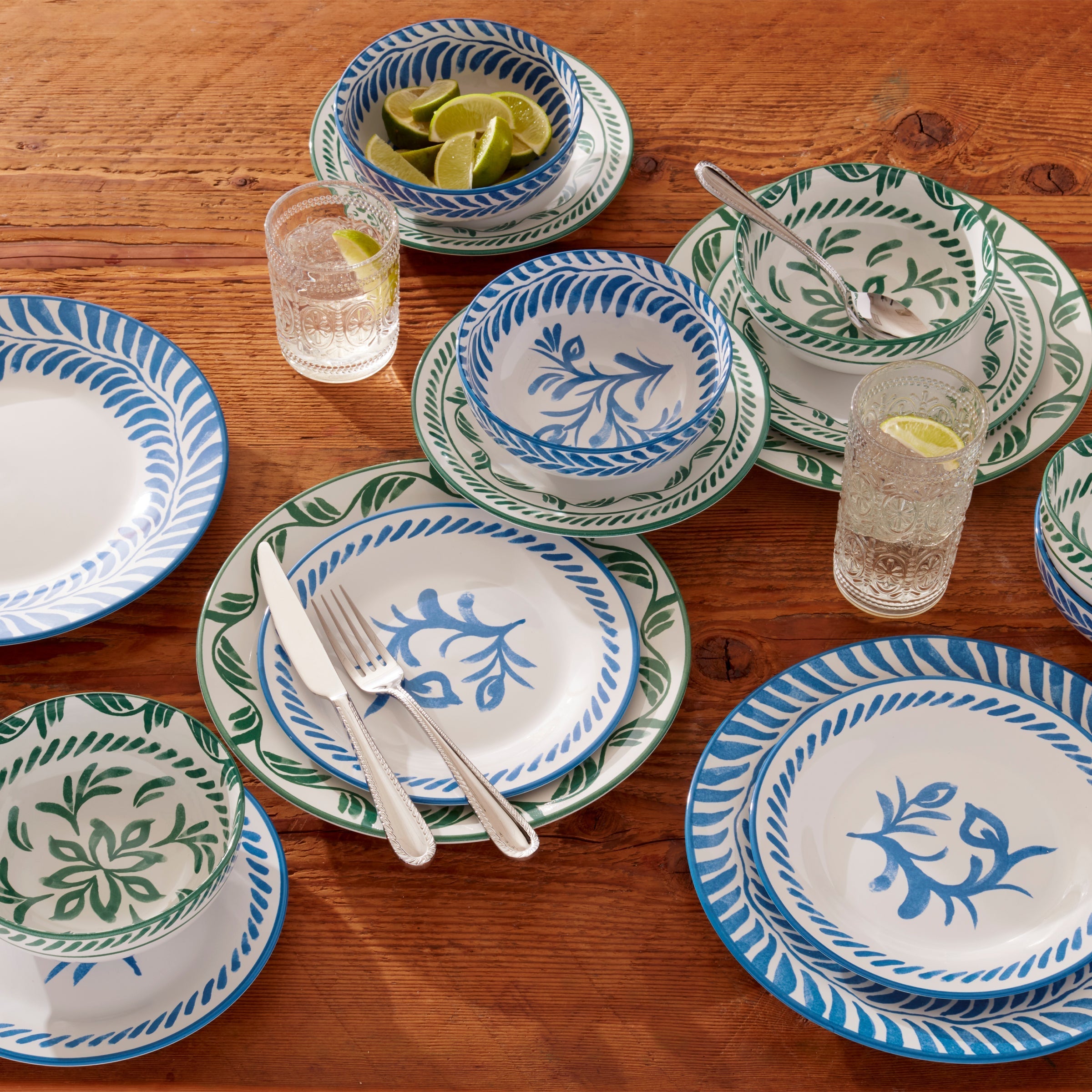 Lenox Premium Solear Green 12-Piece Dinnerware Set - Image 9