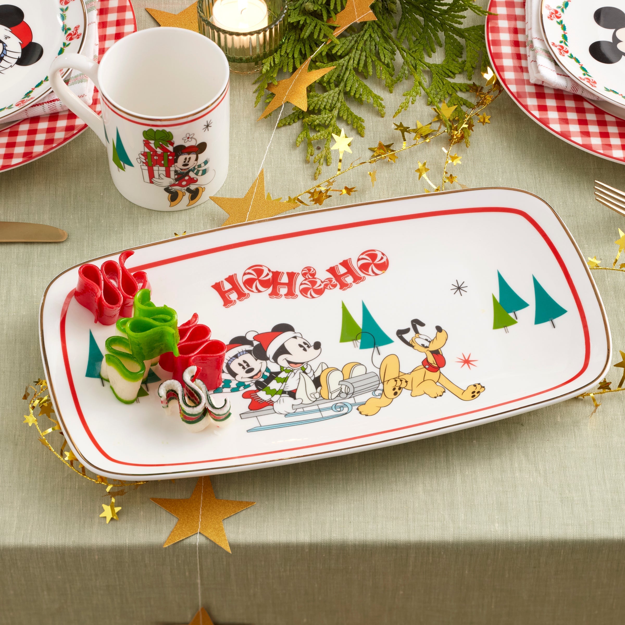 Lenox Premium Disney Holiday Hors d'Oeuvres Tray - Image 2