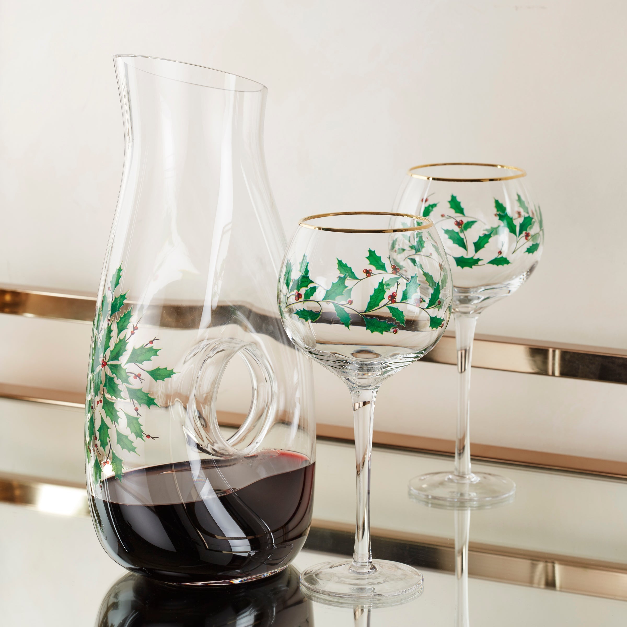 Lenox Premium Holiday Pierced Decanter - Image 4