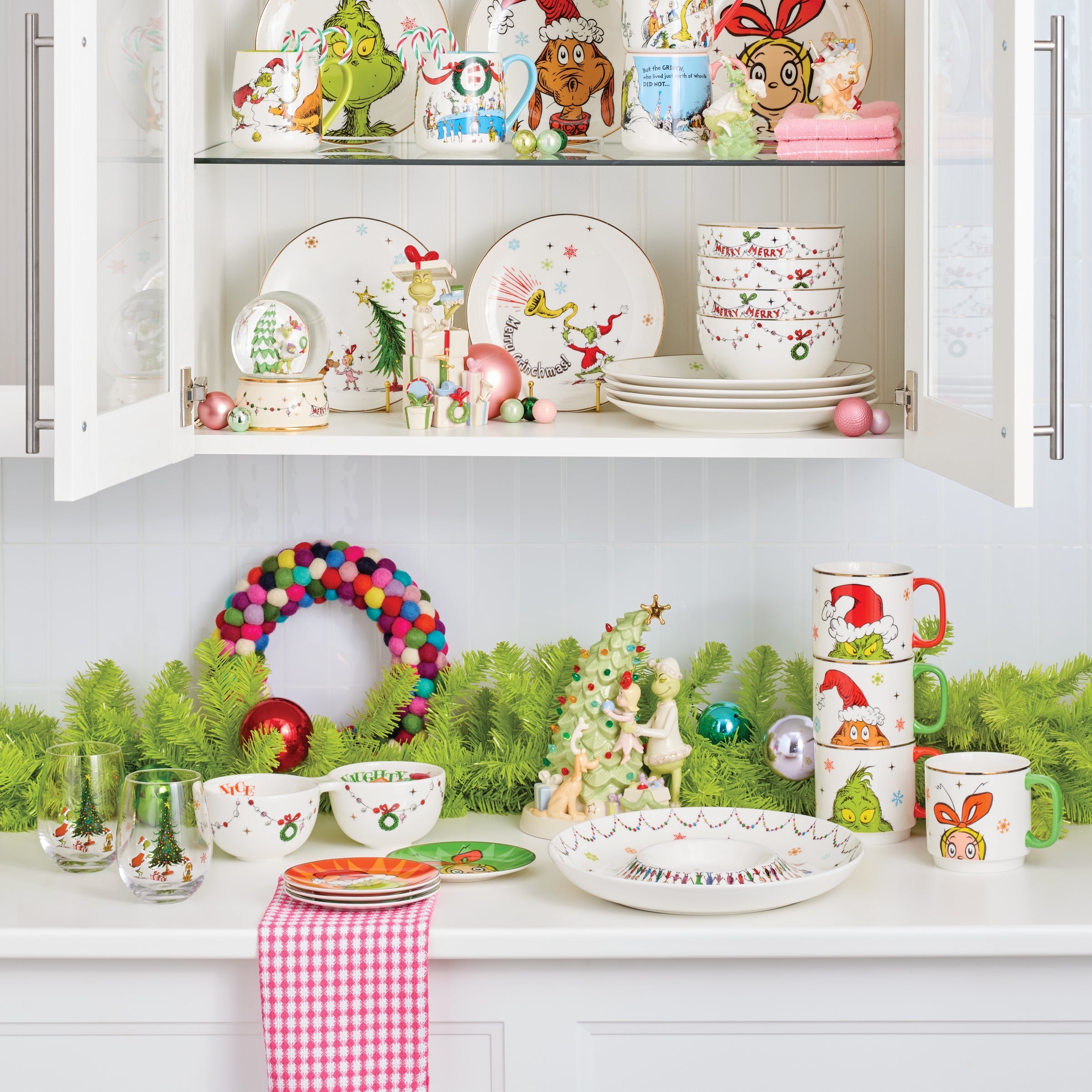Lenox Premium Grinch Gets The Gifts Figurine - Image 3