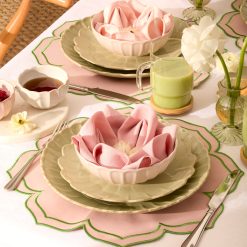 Alternative view of Lenox Premium French Perle Scallop Matcha 24-Piece Dinnerware Set