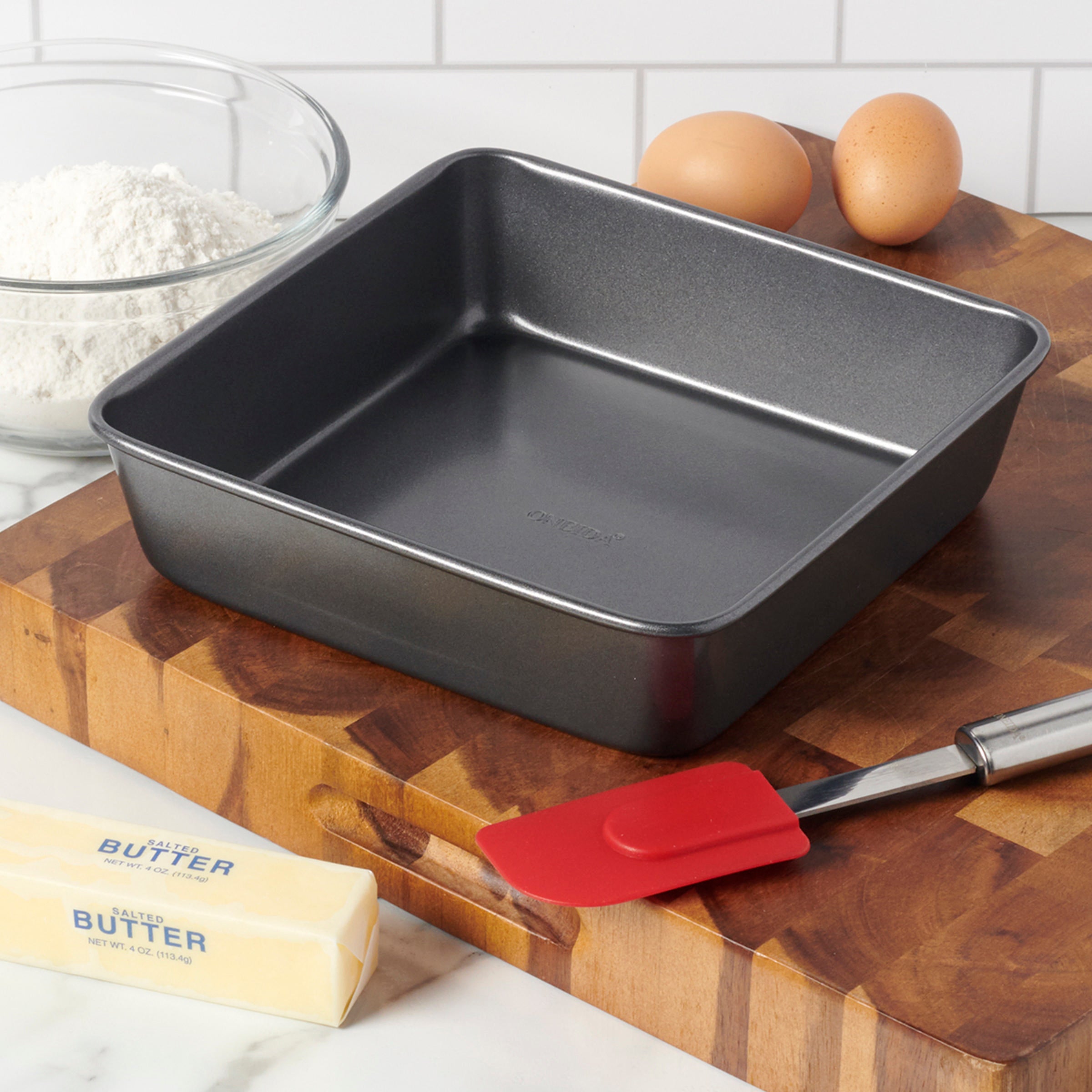 Lenox Premium Bliss Bakeware 8 Square Cake Pan - Image 2