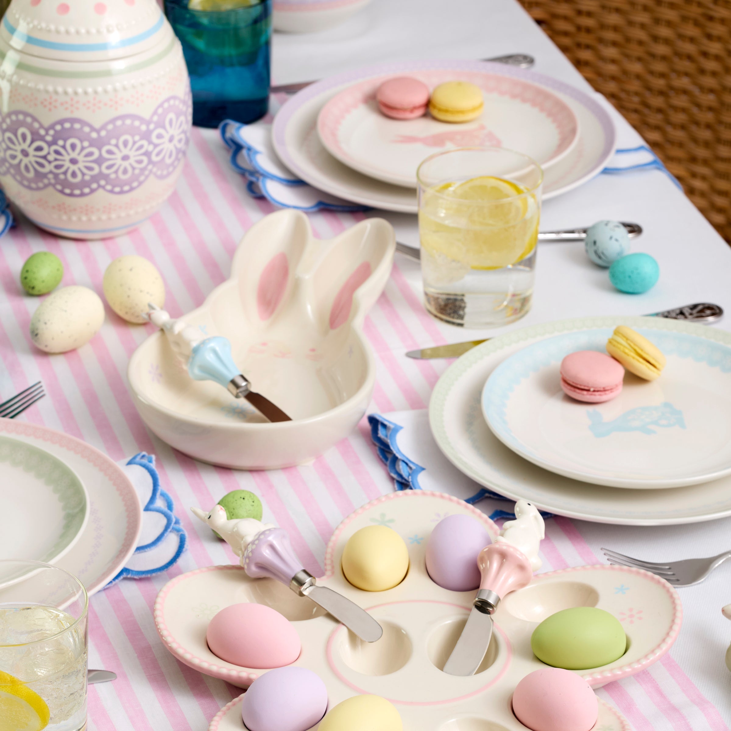 Lenox Premium Bunny Hop Easter Egg Platter - Image 3