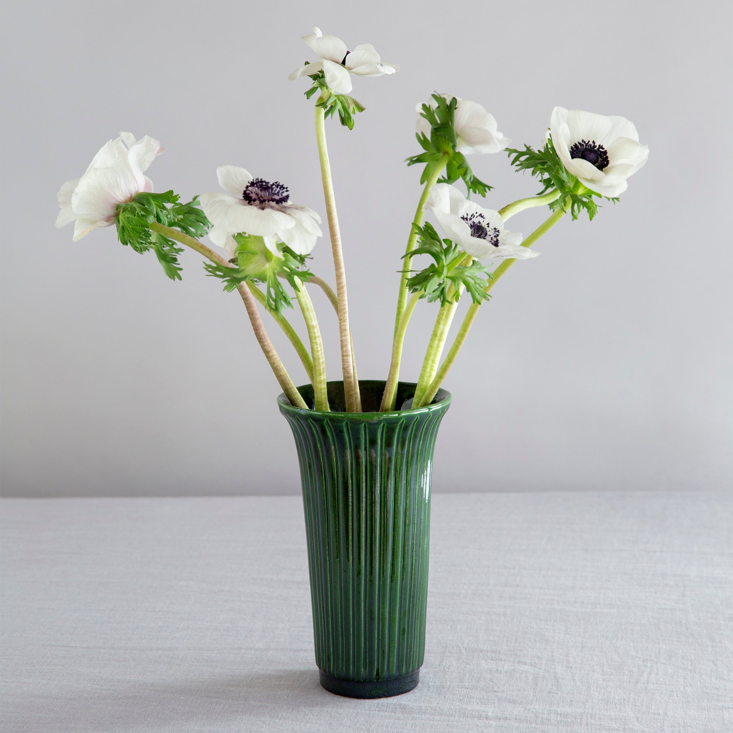 Lenox Premium Daisy Emerald Green Glazed Vase - Image 4
