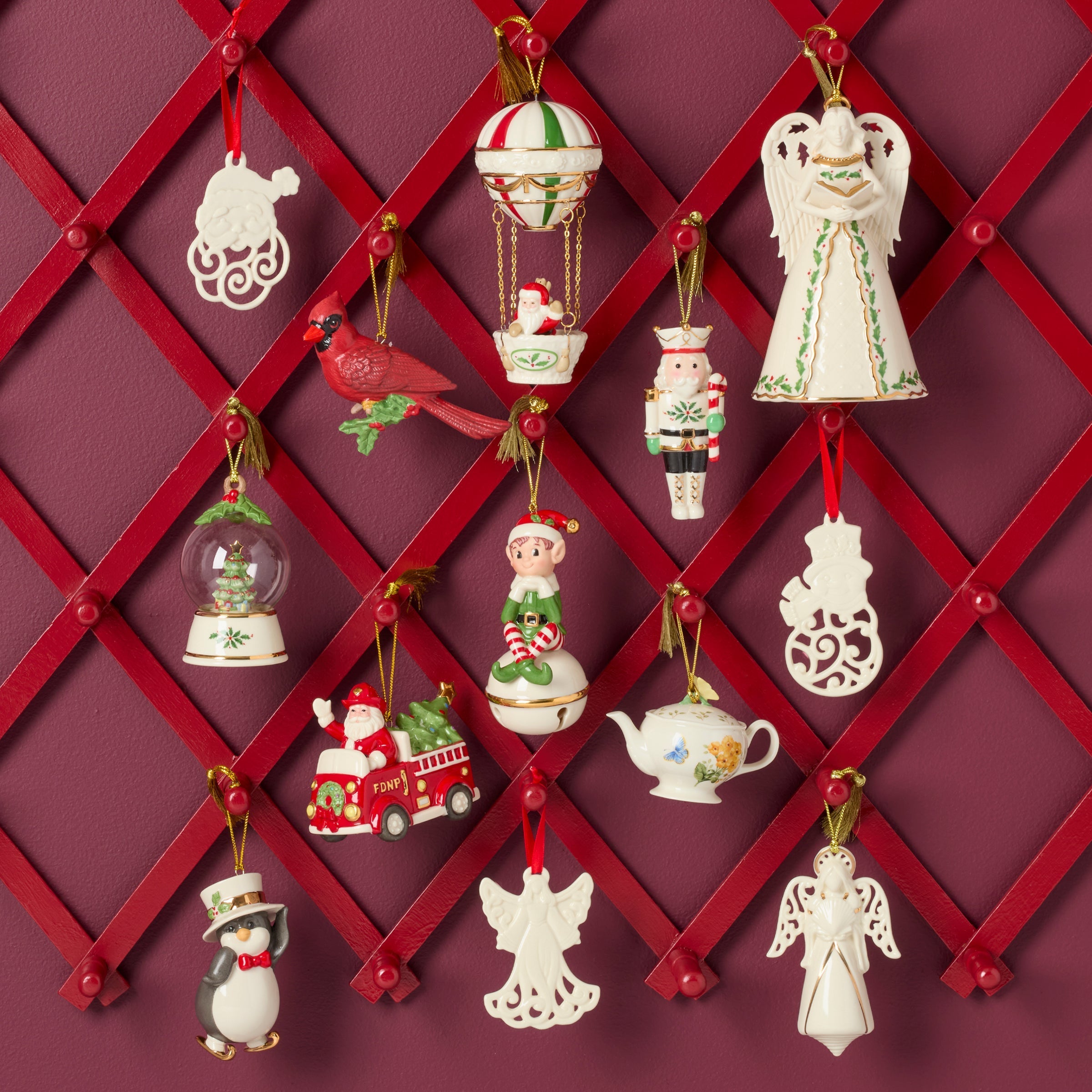 Lenox Premium Santa In Fire Truck Ornament - Image 3