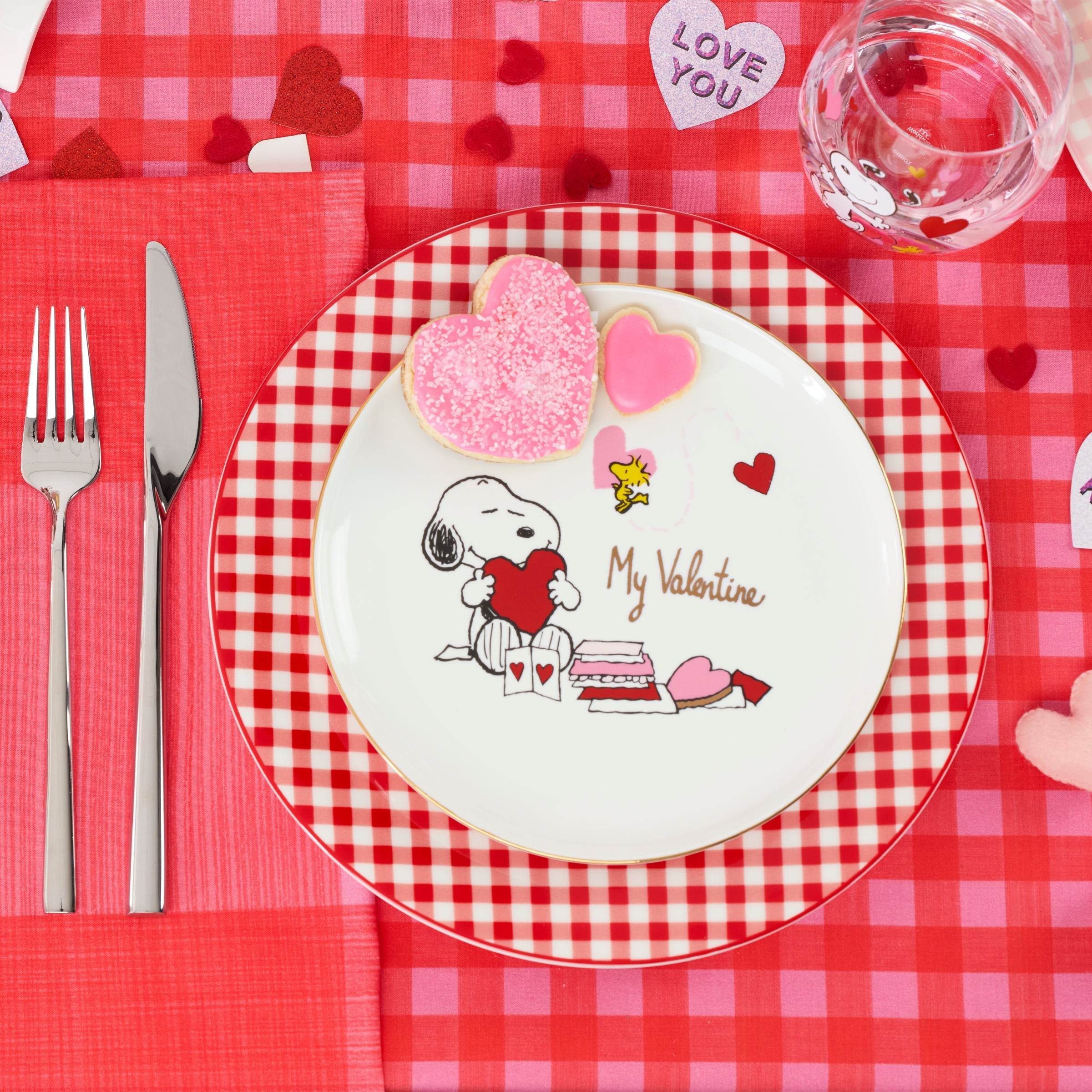 Lenox Premium Snoopy Valentine's Day Accent Plates, Set of 4 - Image 8