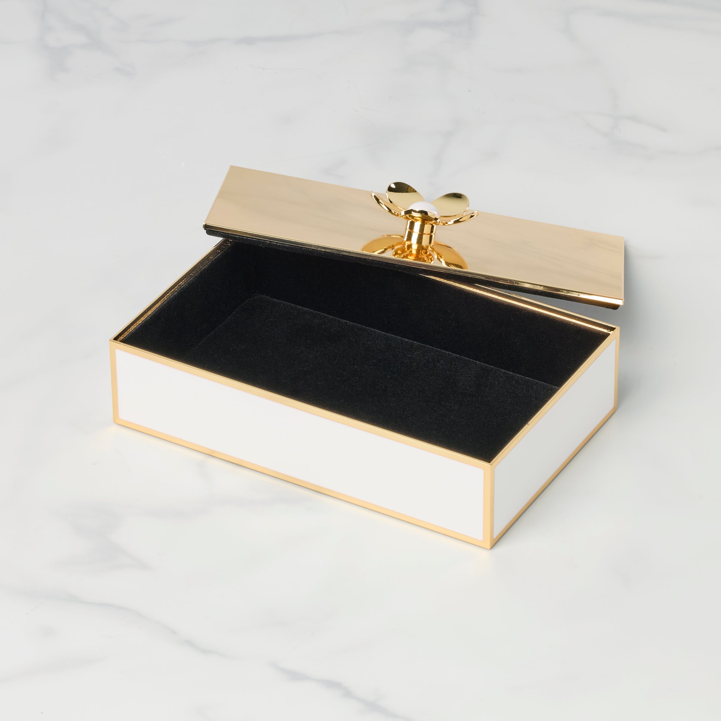 Lenox Premium Make It Pop Gold Large Floral Box - Image 2