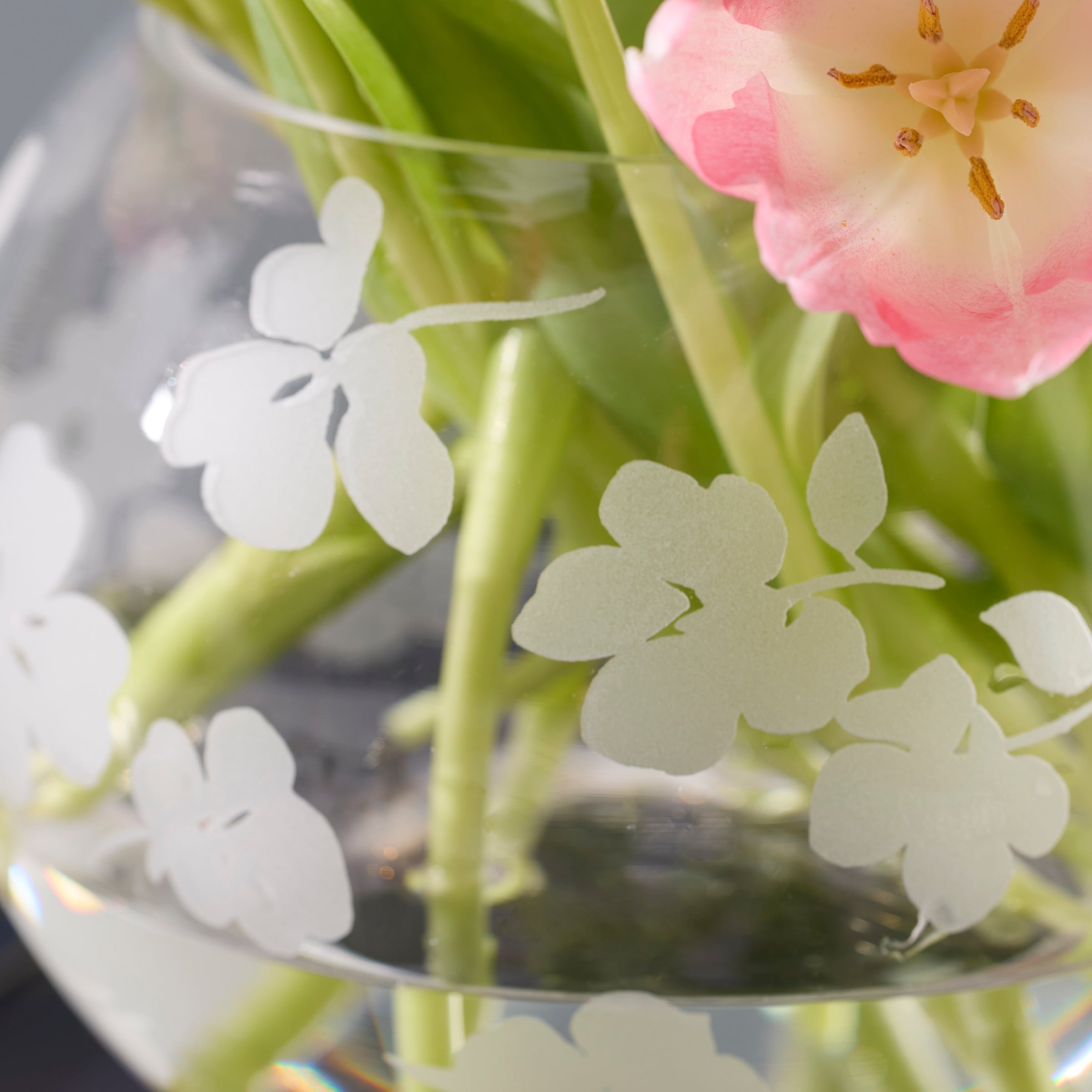 Lenox Premium Spring Pansies Glass Petite Rose Bowl - Image 4