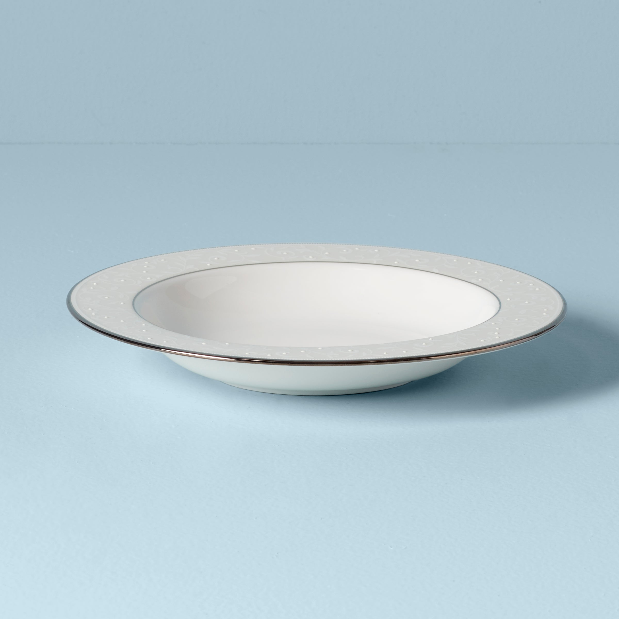 Lenox Premium Opal Innocence Rimmed Bowl