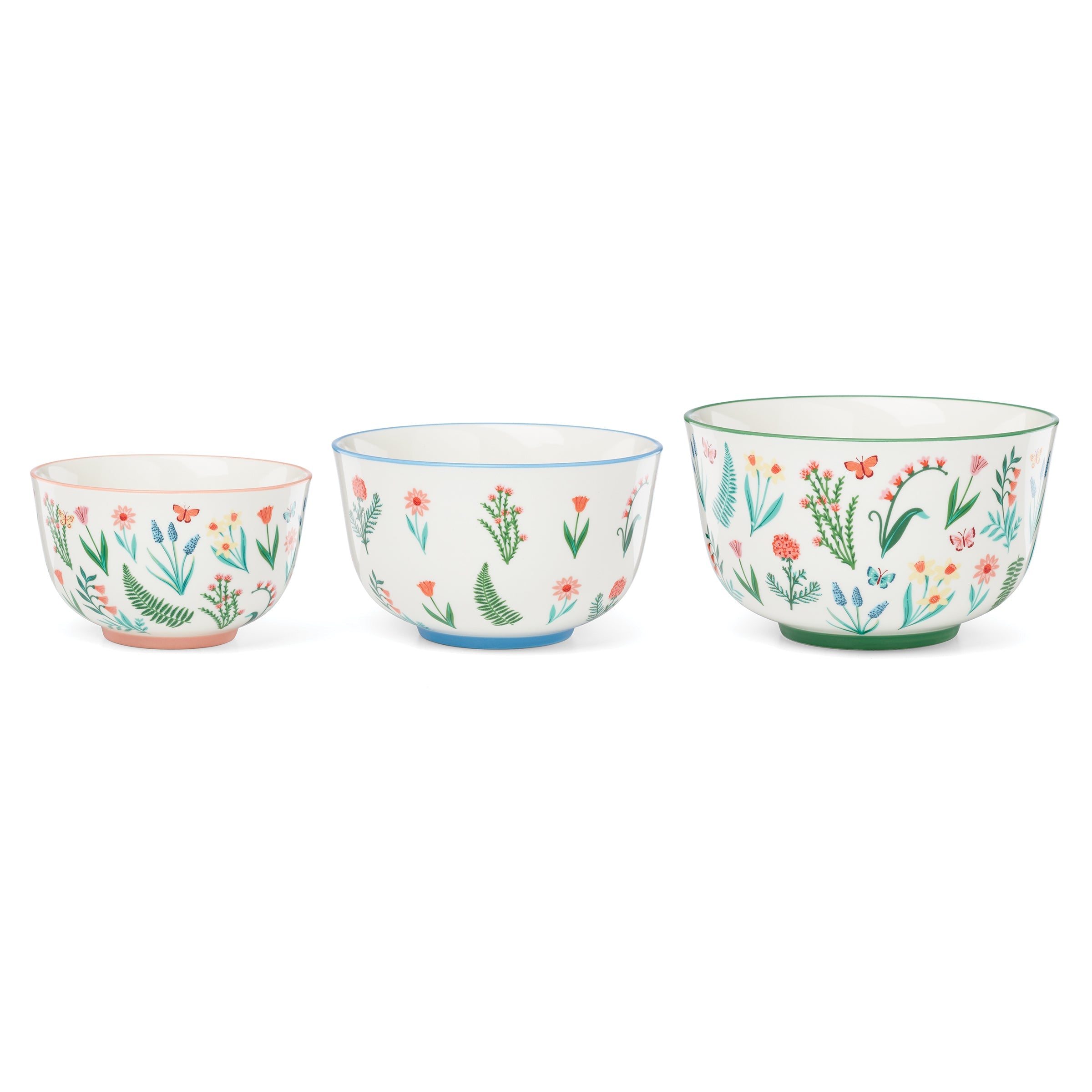 Lenox Premium First Blooms 3-Piece Nesting Bowl Set