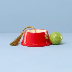 Alternative view of Lenox Premium Personalized Cat Bowl Ornament