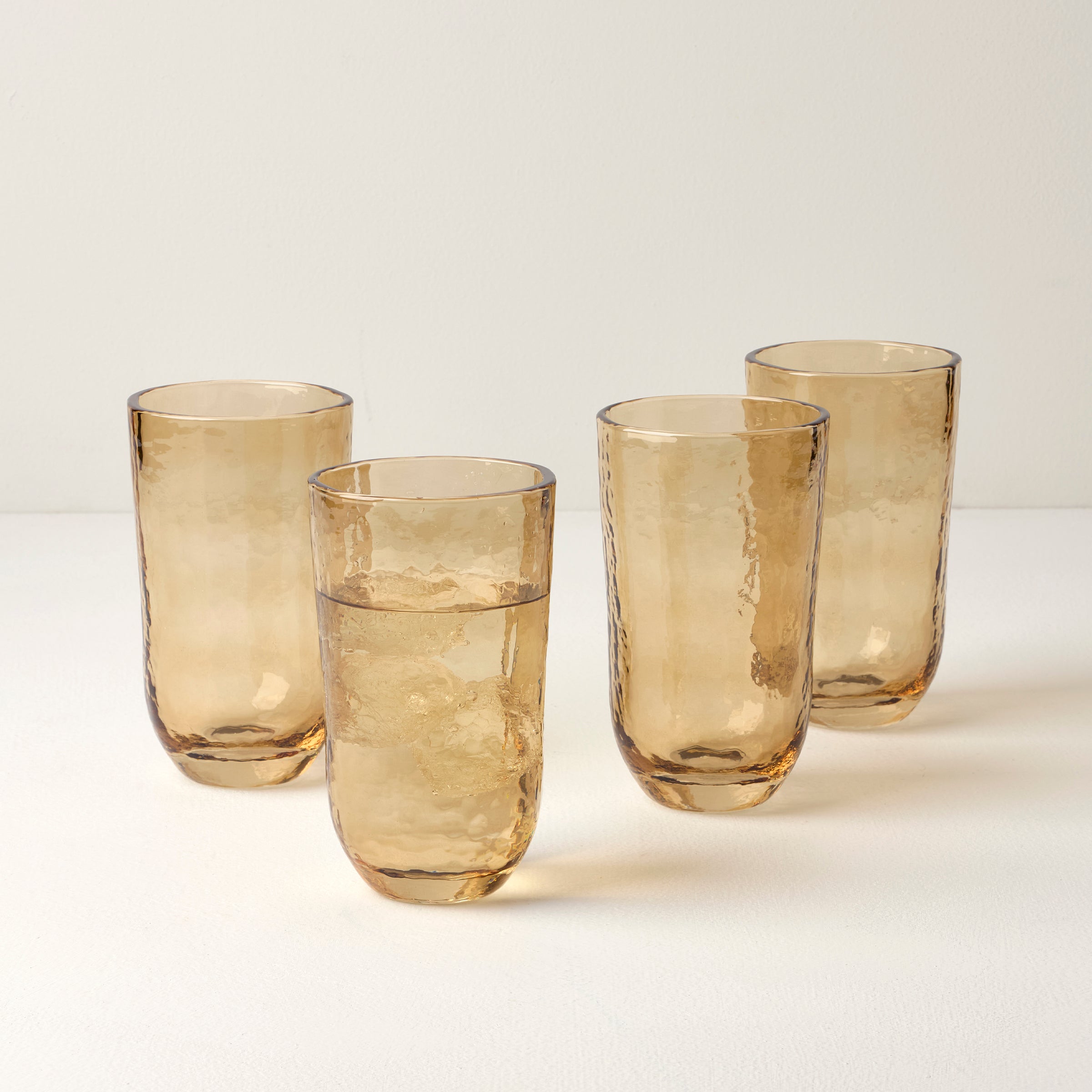Lenox Premium Homespun Amber Tall Tumbler - Set Of 4 - Image 2