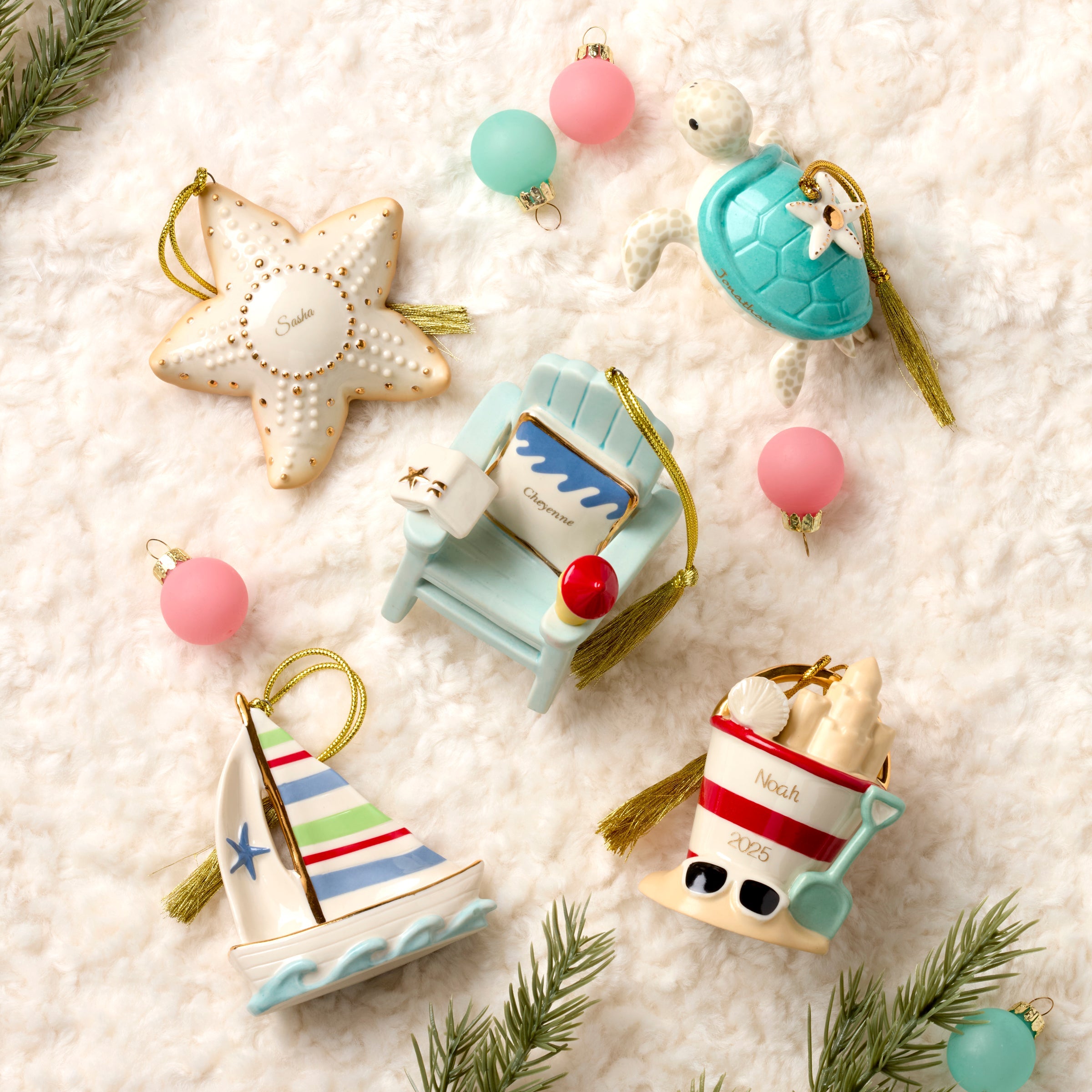 Lenox Premium Personalized Sailboat Ornament - Image 3