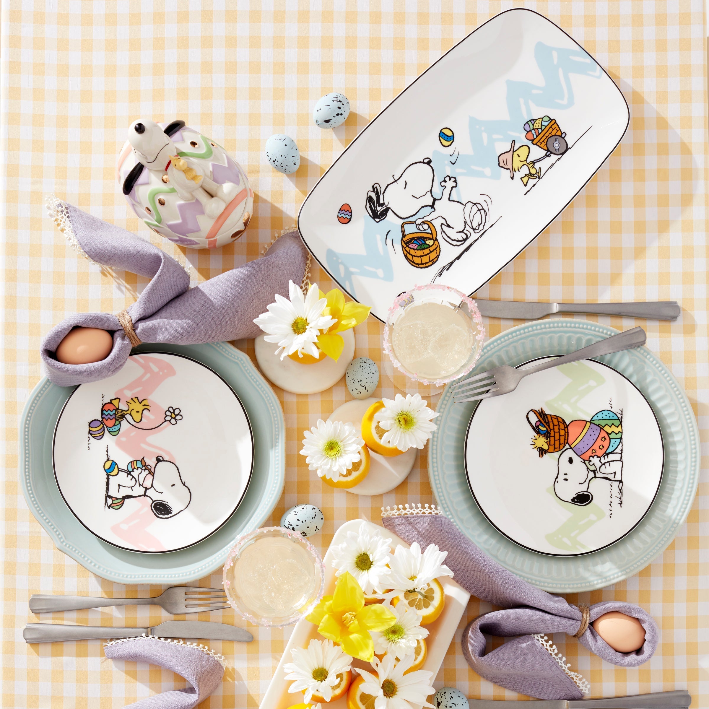 Lenox Premium Snoopy Easter Accent Plates, Set of 4 - Image 5