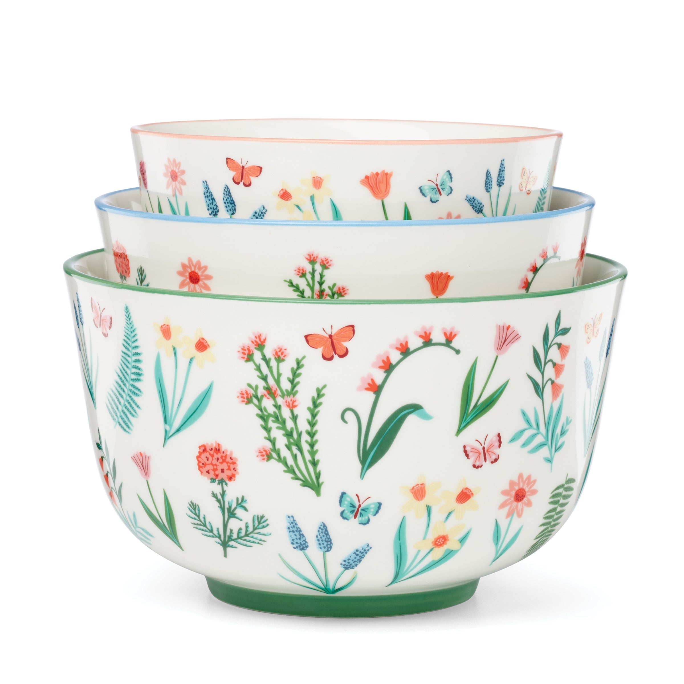 Lenox Premium First Blooms 3-Piece Nesting Bowl Set - Image 3