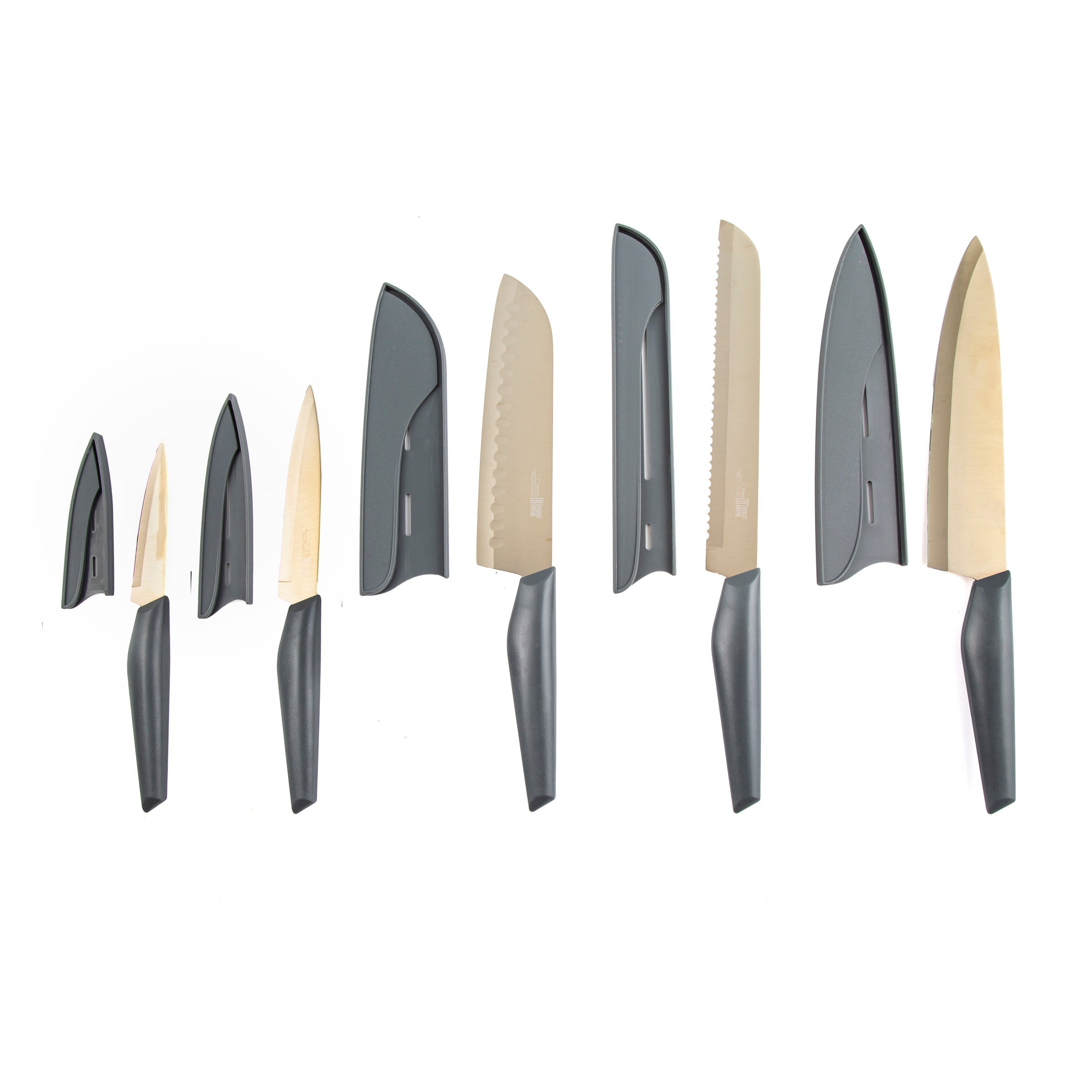 Lenox Premium 10-Piece Cutlery Set in Grey and Champagne