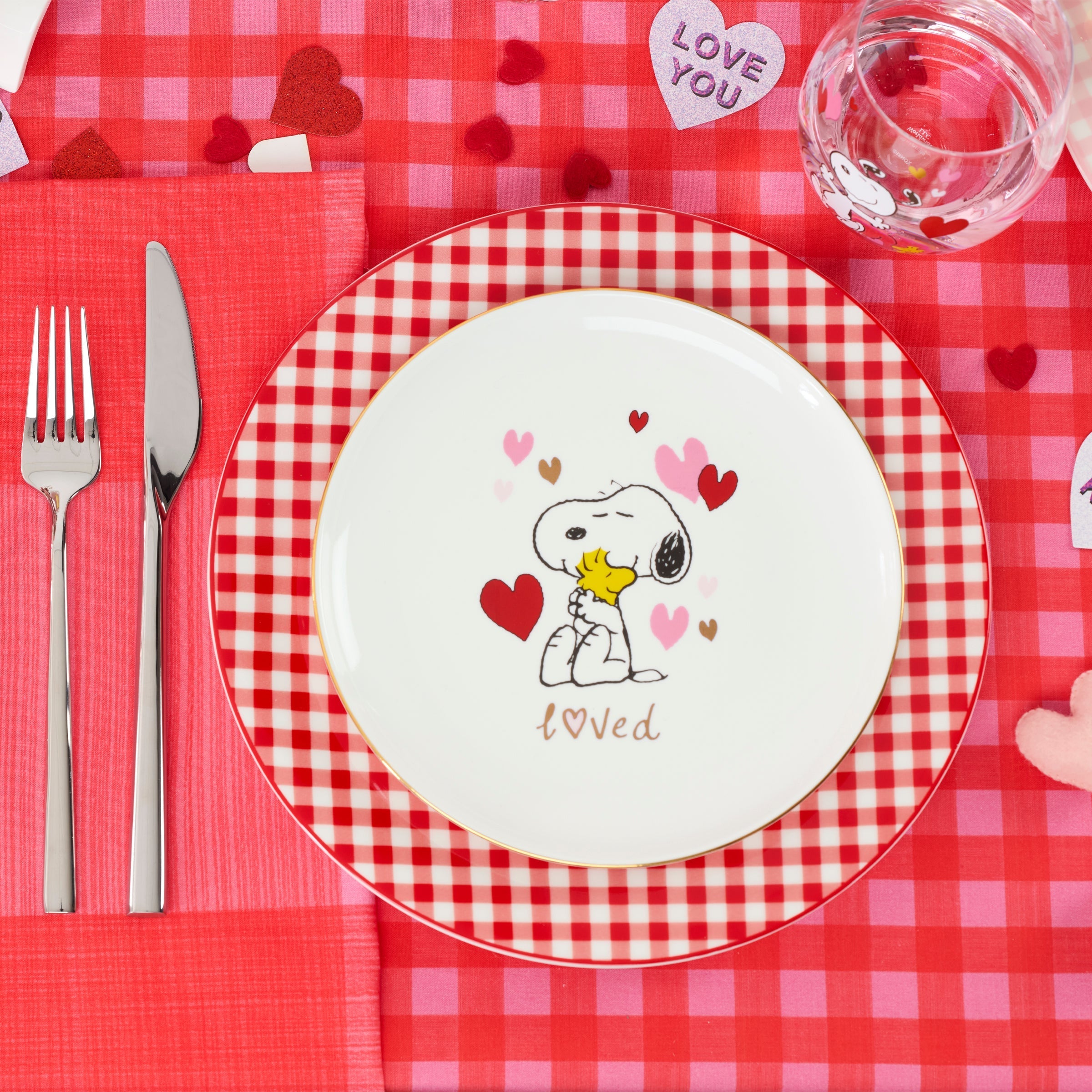 Lenox Premium Snoopy Valentine's Day Accent Plates, Set of 4 - Image 6