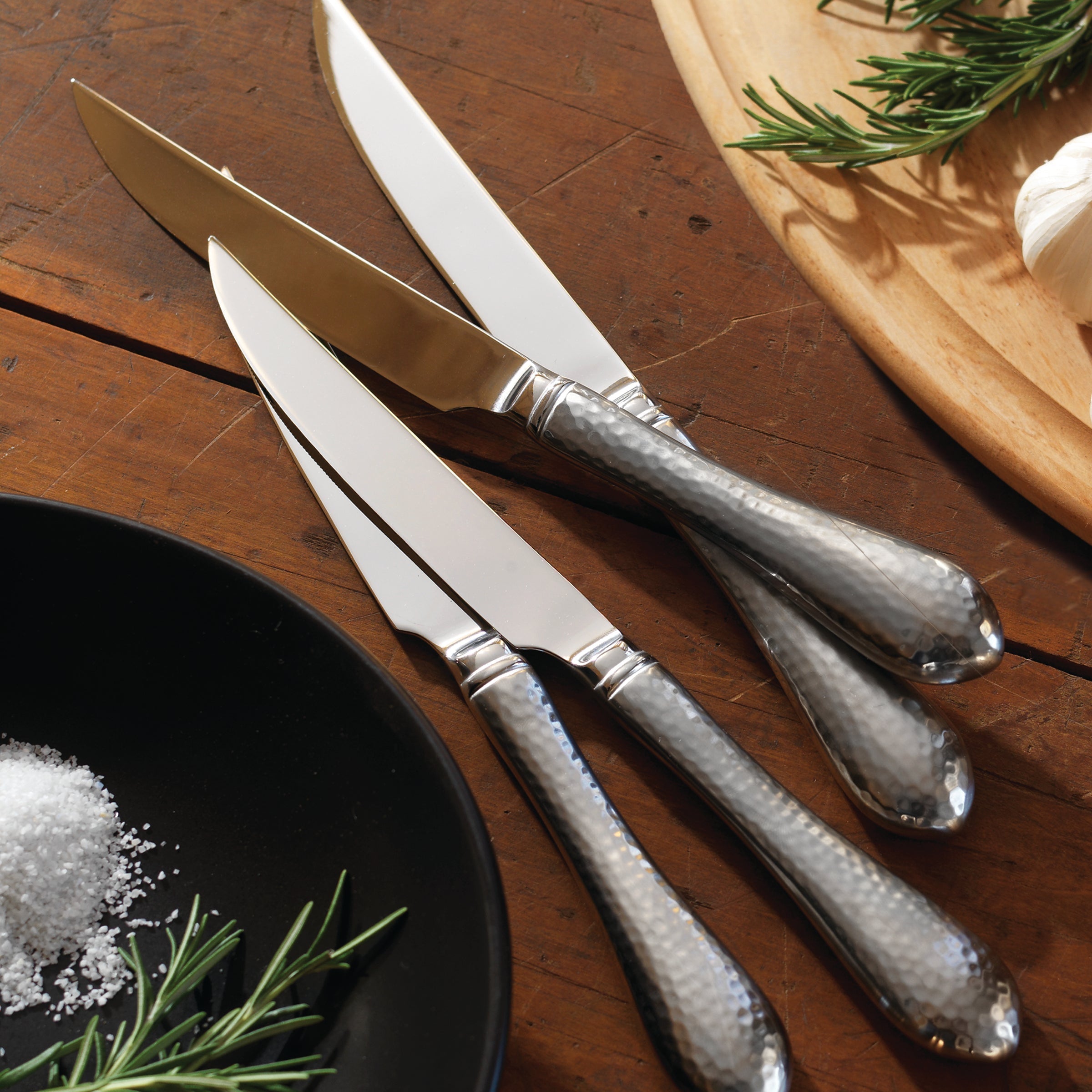 Lenox Premium Hammered Antique Steak Knives, Set of 4 - Image 2