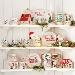 Alternative view of Lenox Premium Snoopy Christmas Accent Plates, Set of 4