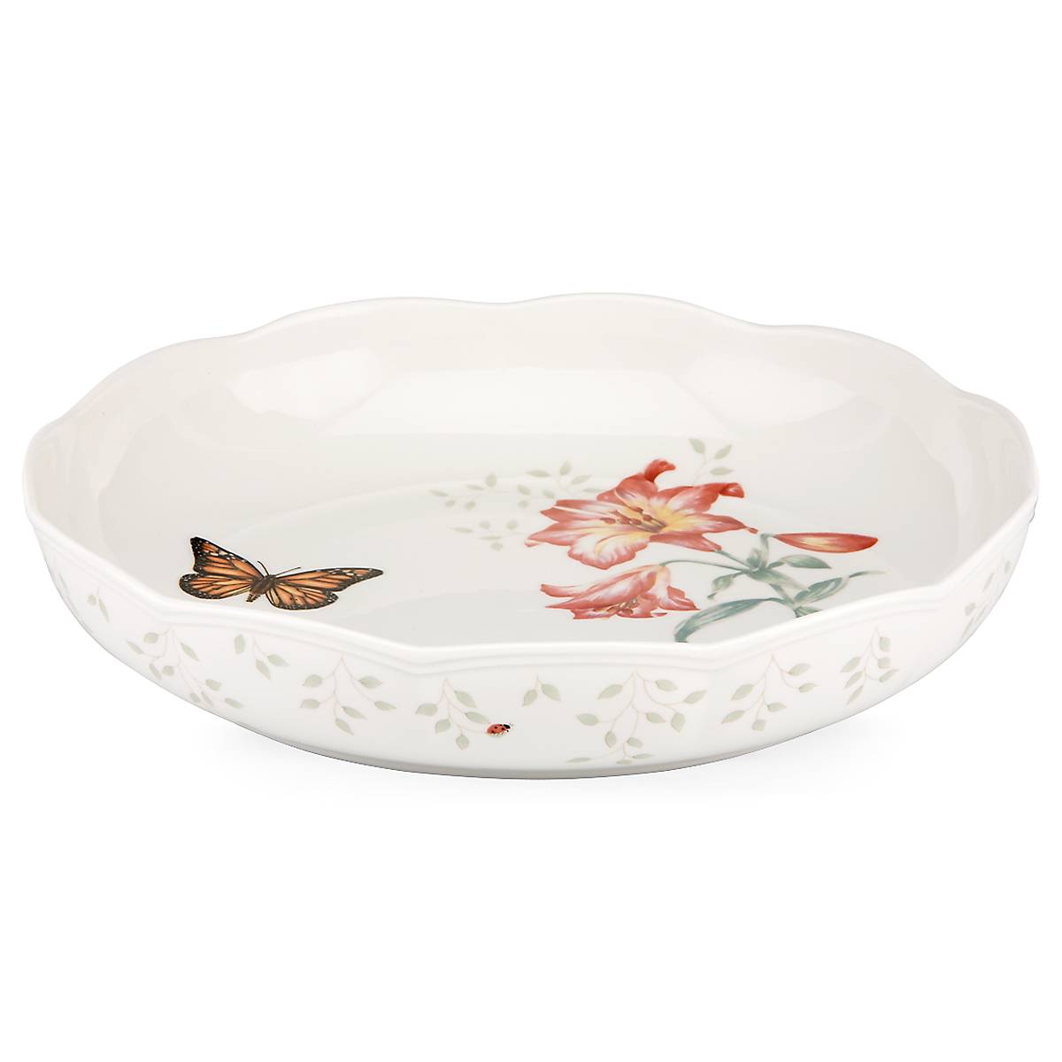 Lenox Premium Butterfly Meadow Low Serving Bowl - Image 2