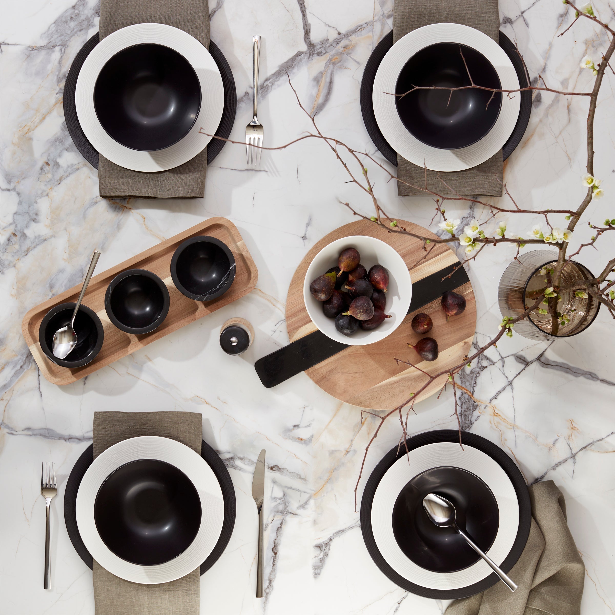 Lenox Premium LX Collective White 12-Piece Dinnerware Set - Image 6