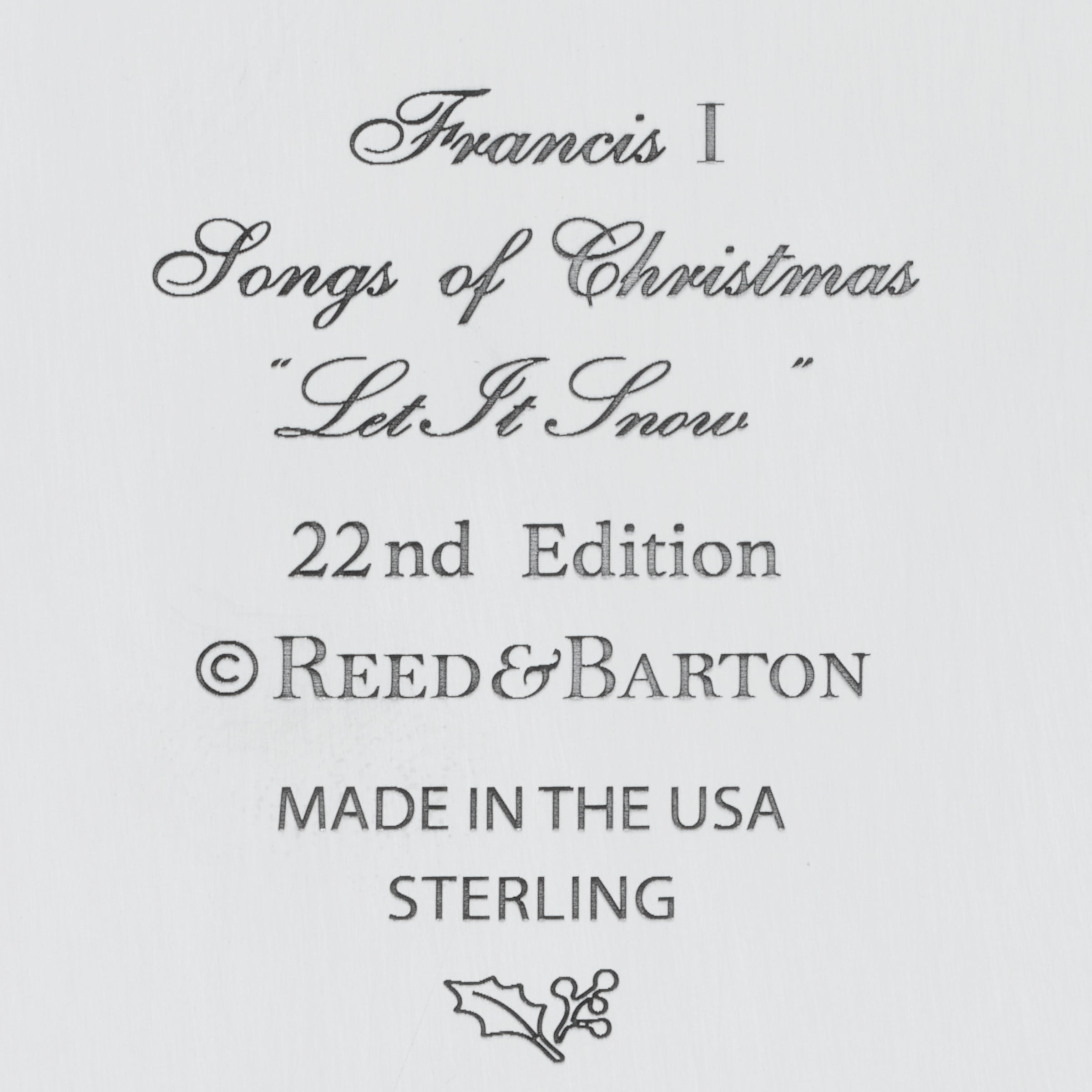 Lenox Premium Songs Of Christmas Sterling Silver Ornament - Image 5