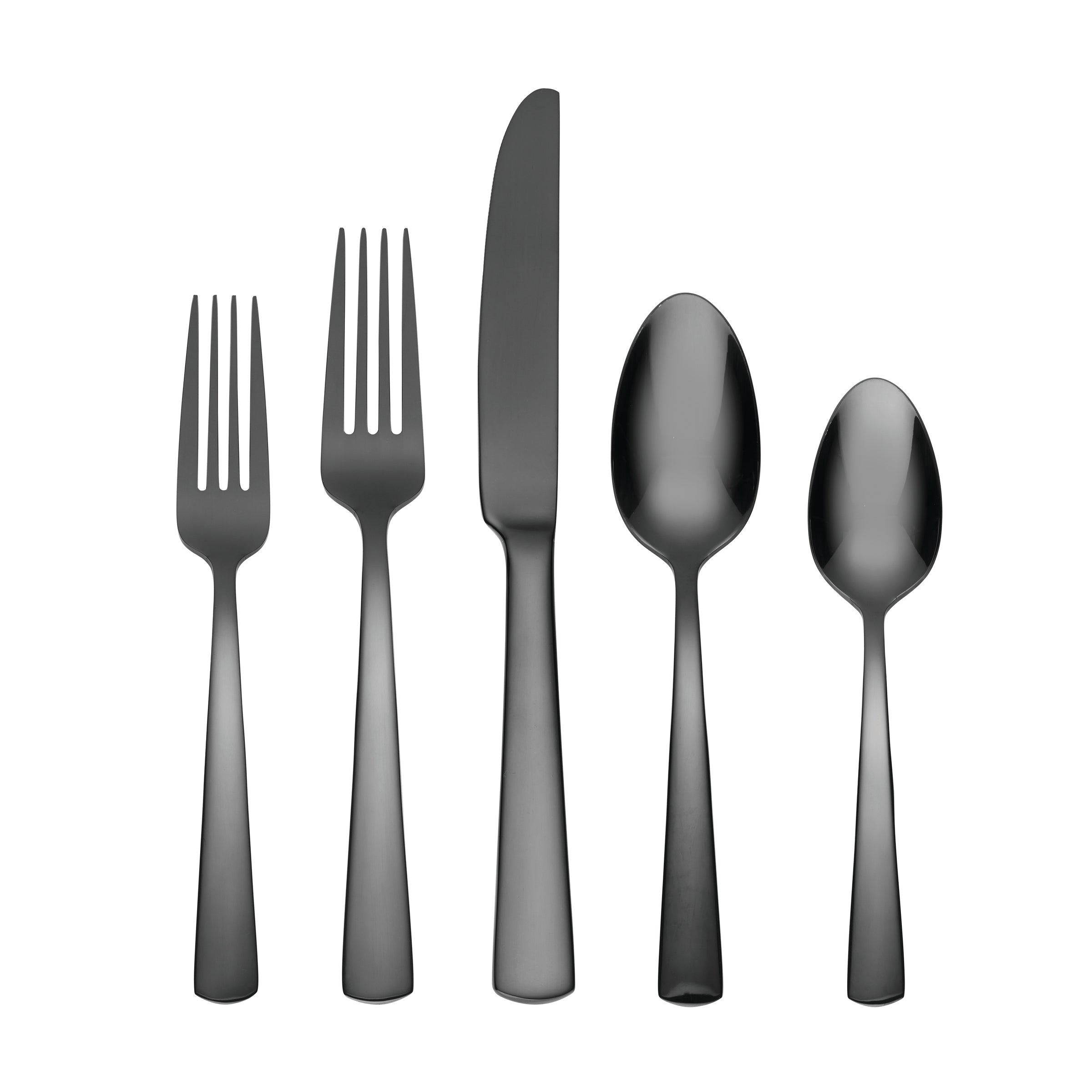 Lenox Premium Aptitude Midnight Glossy 20-Piece Flatware Set