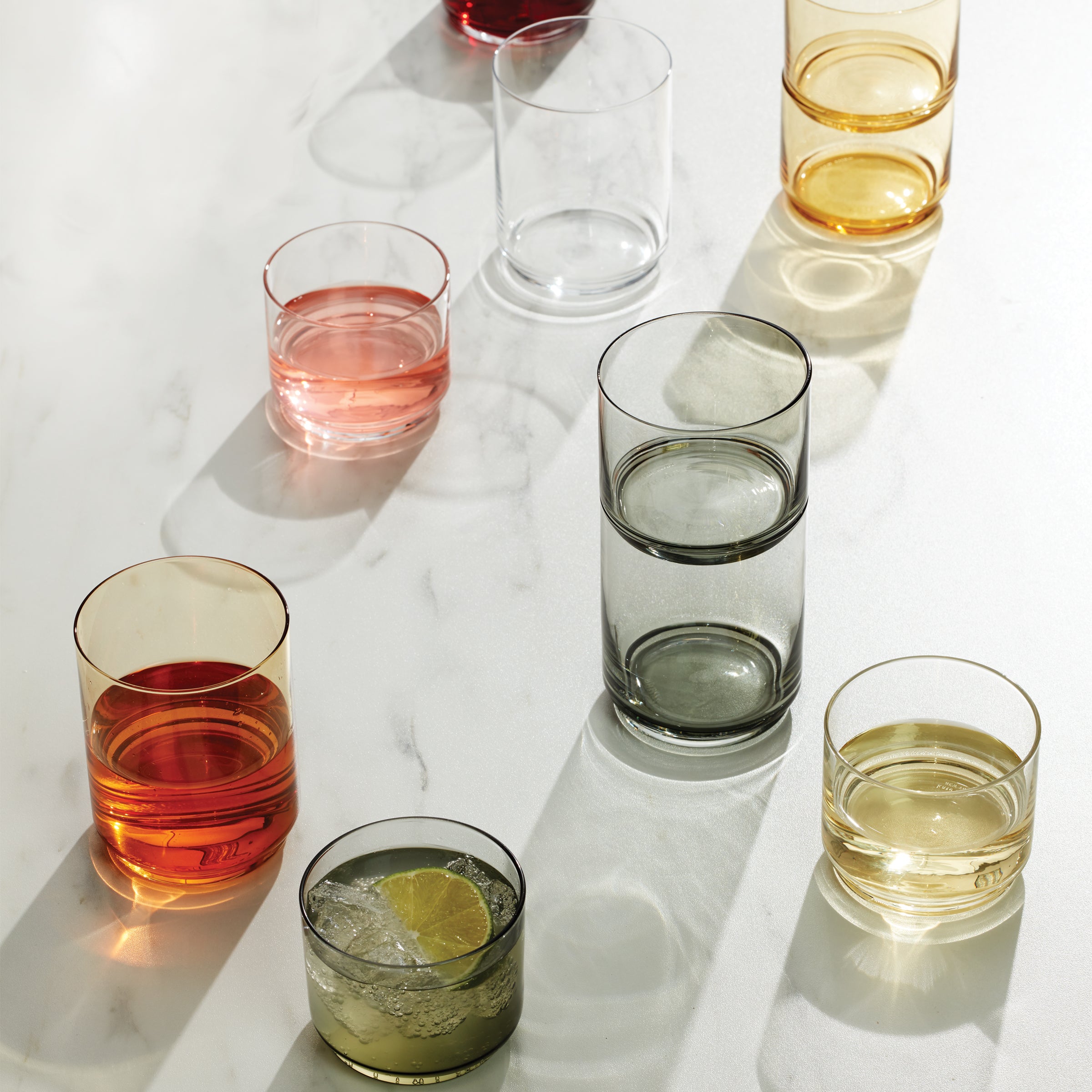 Lenox Premium Tuscany Classics Stackable Amber Tall Glasses, Set of 4 - Image 12