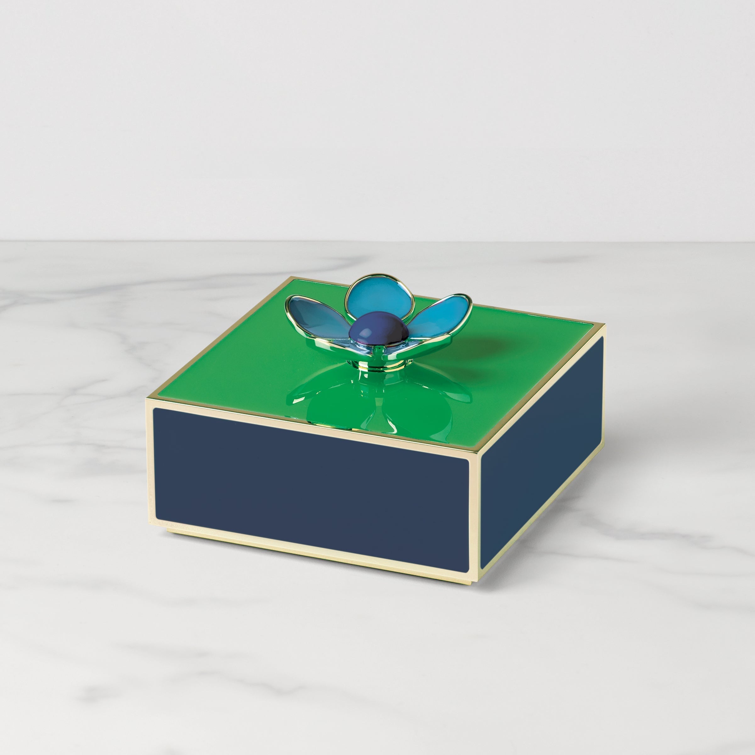 Lenox Premium Make It Pop Green & Navy Floral Box