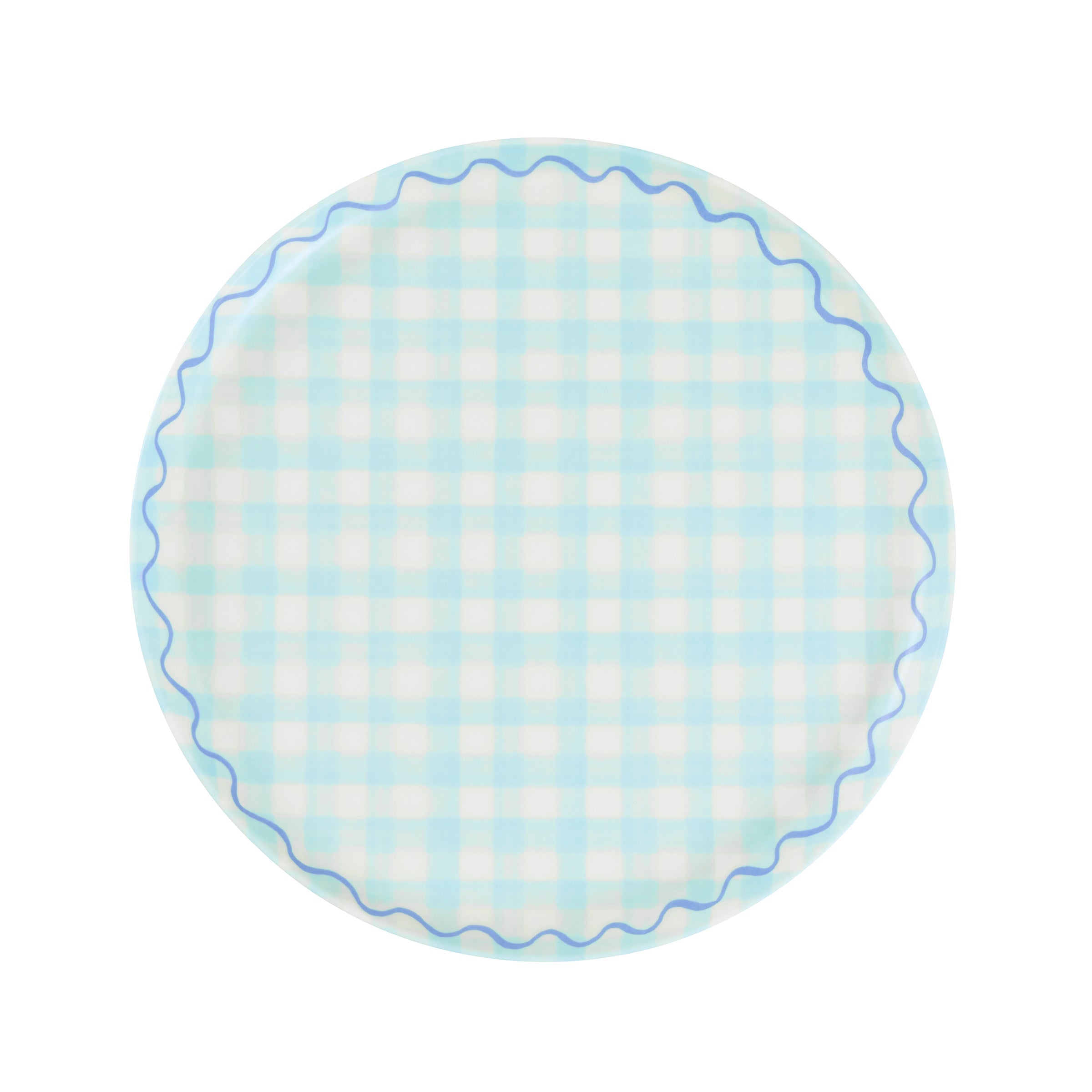 Lenox Premium Gingham Reusable Small Plates, Set of 6 - Image 2