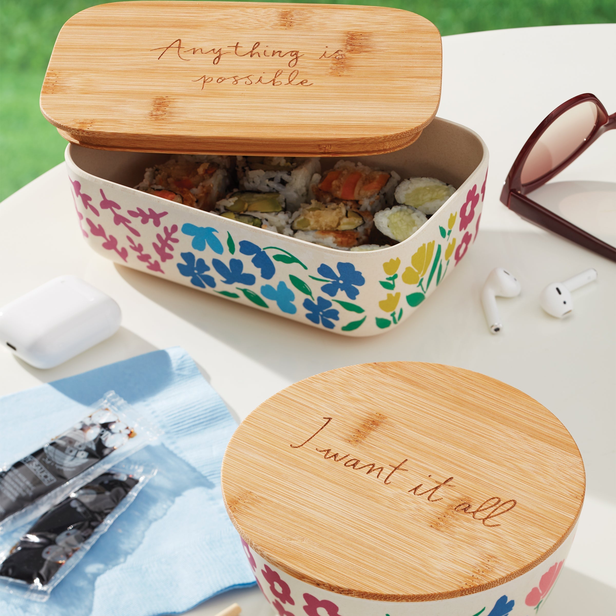 Lenox Premium Floral Fields 2-Piece Container Set - Image 2